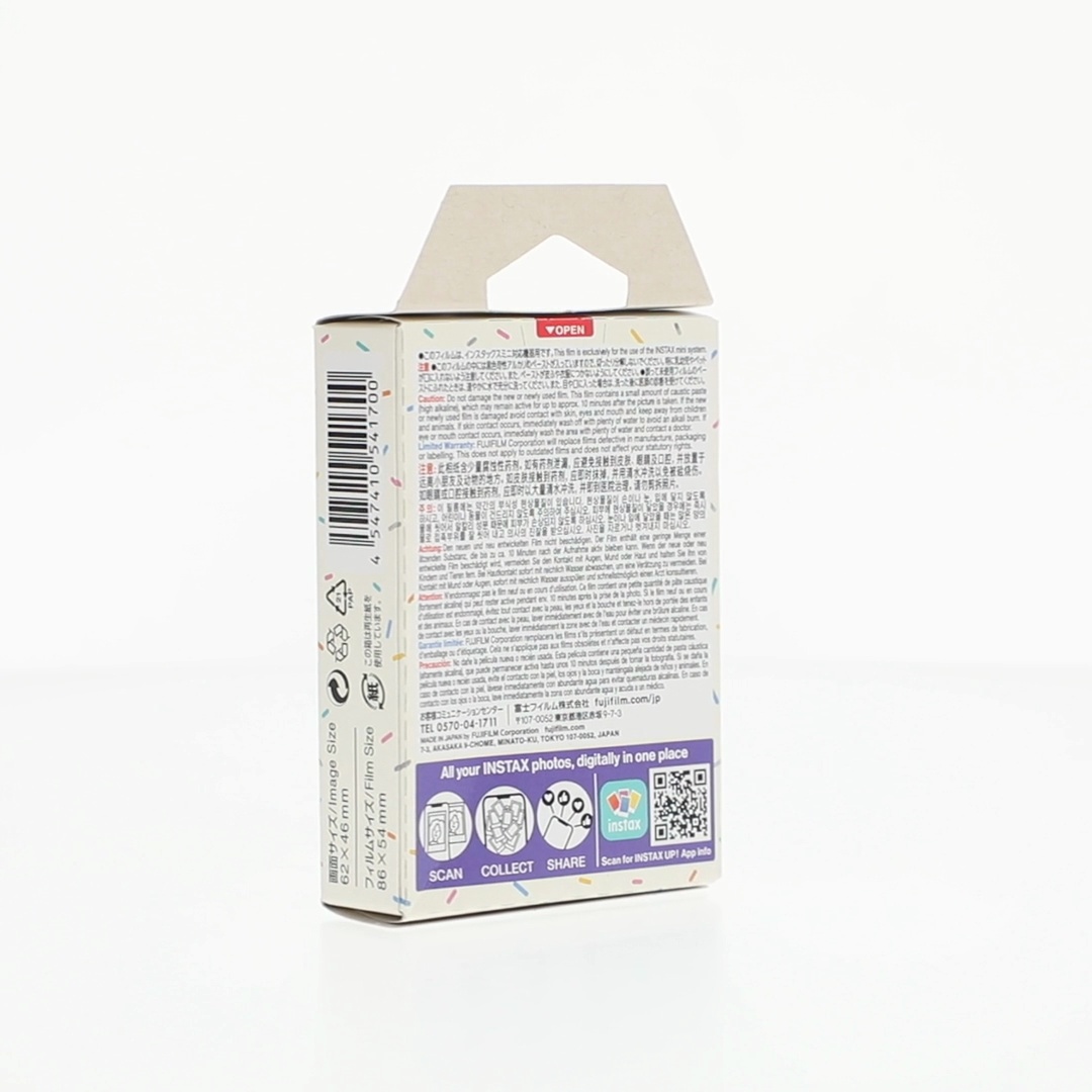 Fujifilm instax Mini Sprinkles Film (10 pack) - Walmart.com