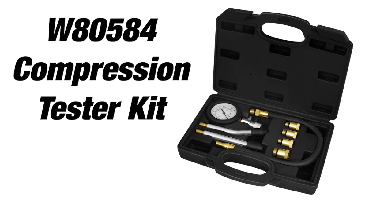 thumbnail video image 2 of Performance Tool W80584 Deluxe Compression Tester Kit, 2 of 5