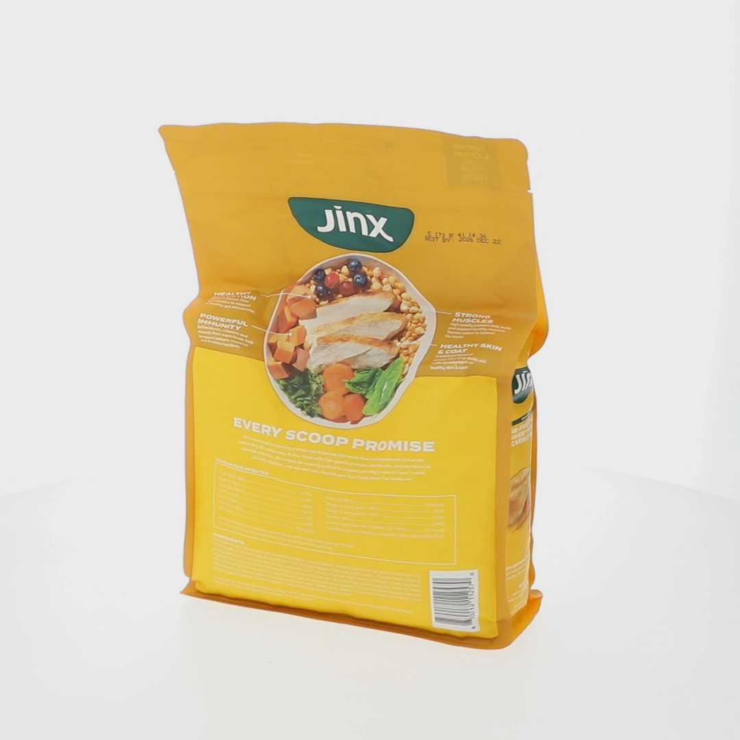 Jinx Chicken Sweet Potato Carrot Grain Free Dry Dog Food, 4 lb Bag