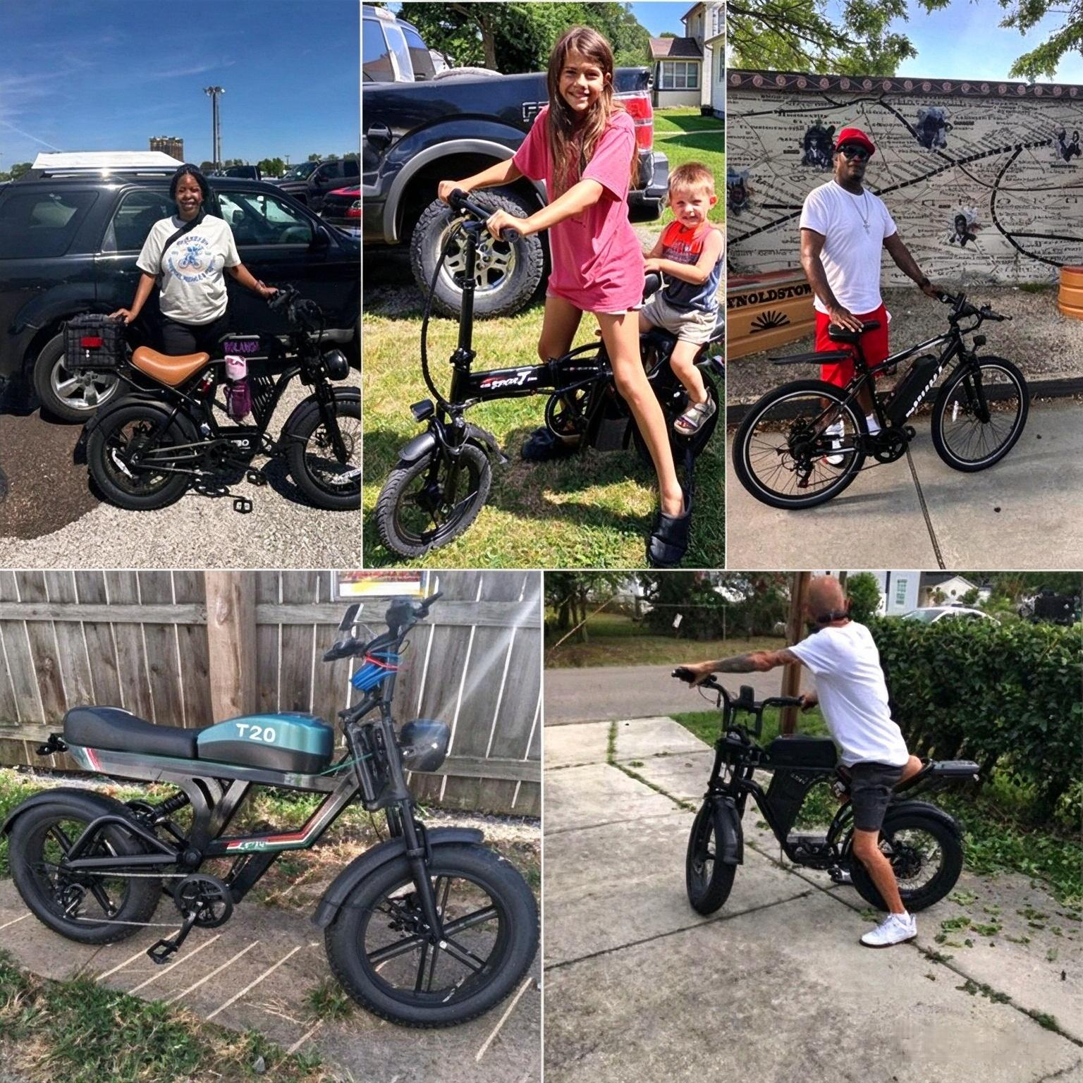 thumbnail video image 2 of AZHAR 750W Foldable Electric Bike for Adults, 48V 10Ah 20 mph Removable Battery, 14" Ebike, Electric Mini Bike, 30 Miles Range, Class 2, UL 2849, 2 of 9