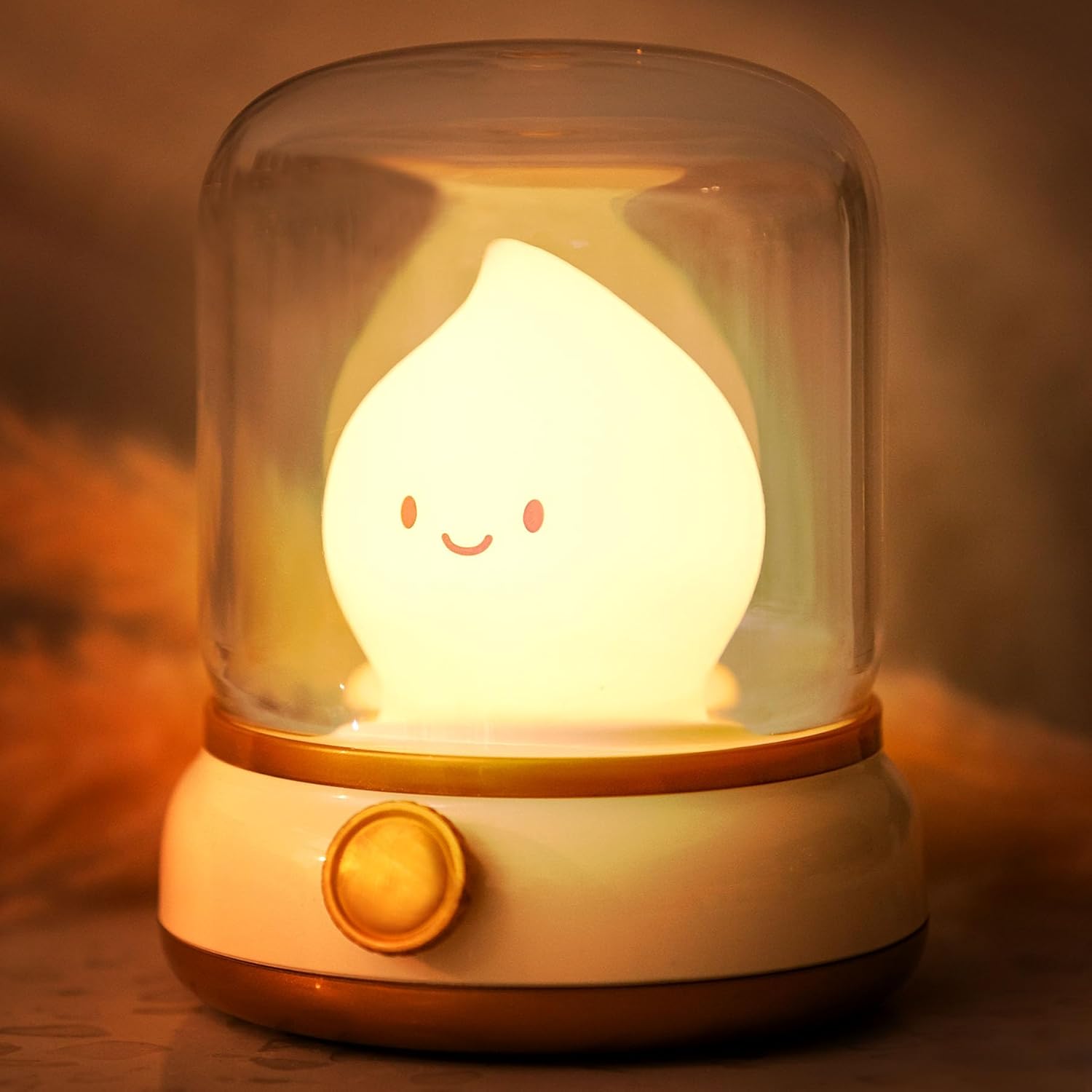 thumbnail video image 2 of YZEGDCH Super Cute Ghost Campfire Lamp, Christmas Halloween Decor, Halloween Night Light, Adjustable Dimmable Rechargeable Light Gifts for Kids, Girls, Boys Women Men, Under 10, 2 of 8
