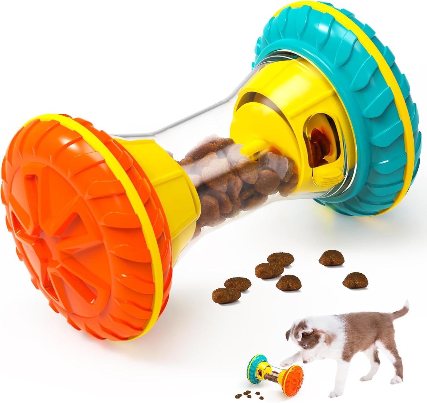 thumbnail video image 2 of Dog Puzzle Toy for Dogs, Dog Enrichment Toys for Dog, Dog Puzzles for Smart Dogs, Treat Dispensing Dog Toys to Keep Them Busy, Interactive Dog Toys for Boredom, Dog Puzzle Feeder, Dog Treat Toy, 2 of 8