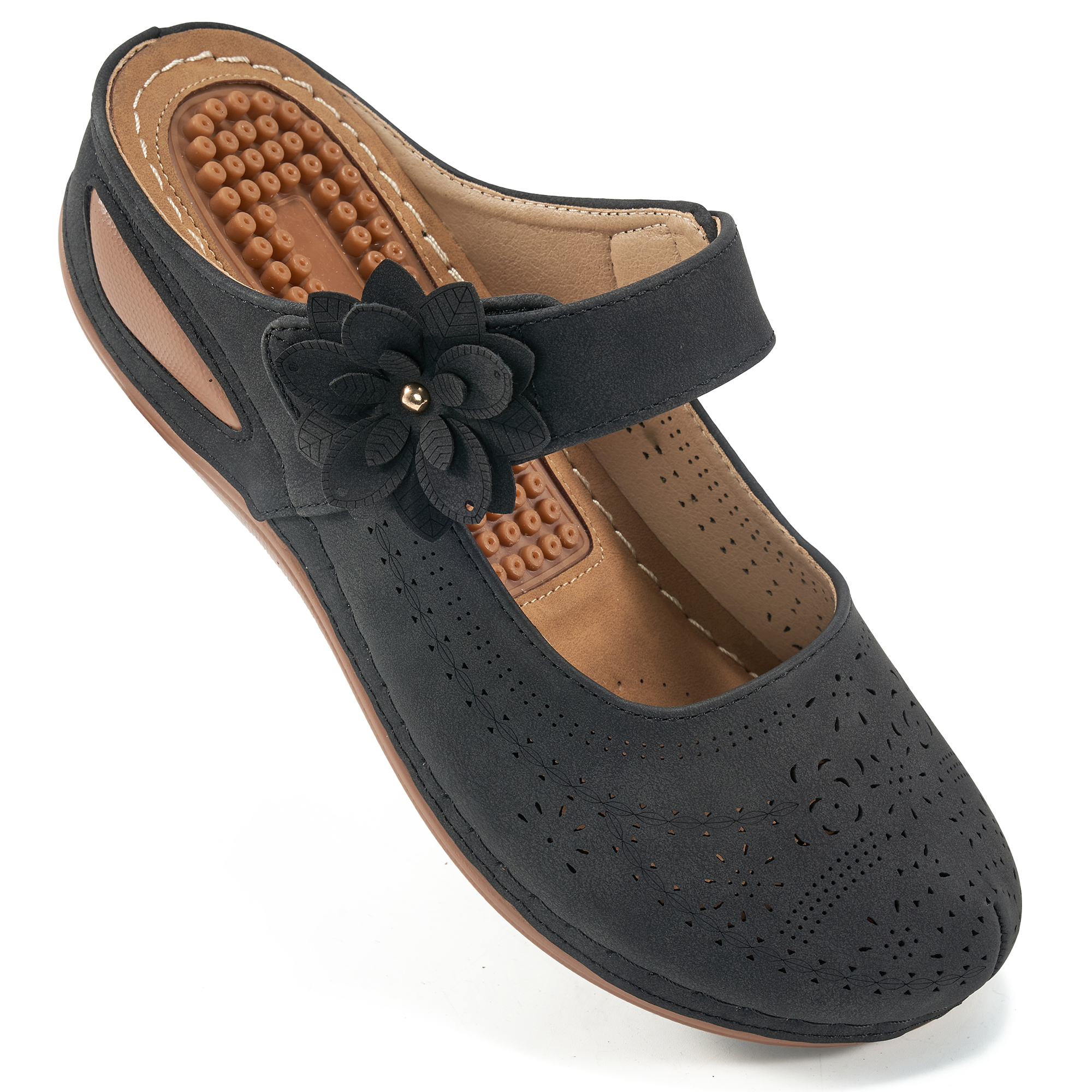 thumbnail video image 2 of Ablanczoom Womens Clogs & Mules Slip on Comfy Summer Sandals Shoes, 2 of 7