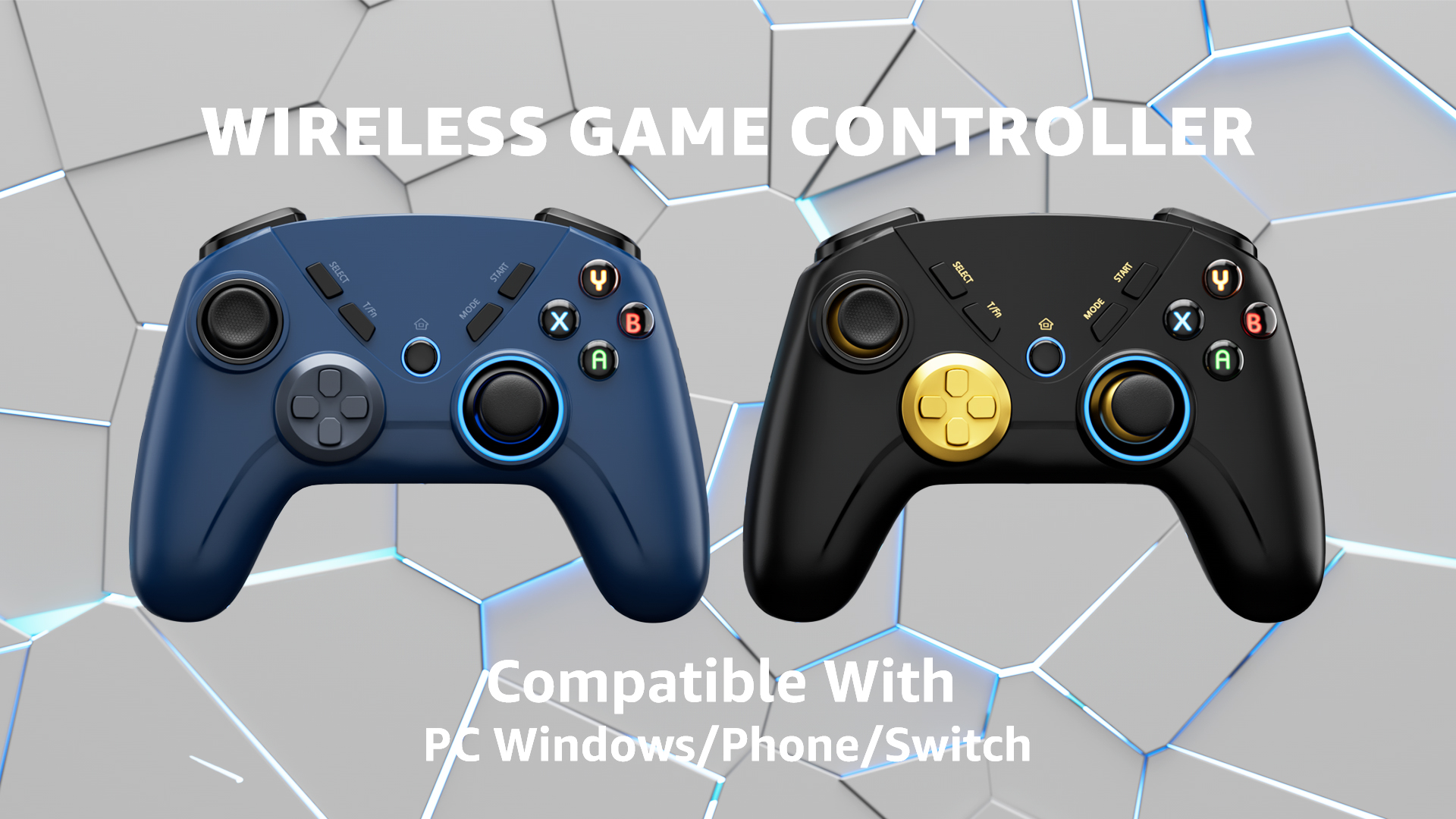 thumbnail video image 2 of PC Wireless Controller for PC/Android/iPhone/Switch, with 4-Programmable Buttons, Turbo, 2 of 10