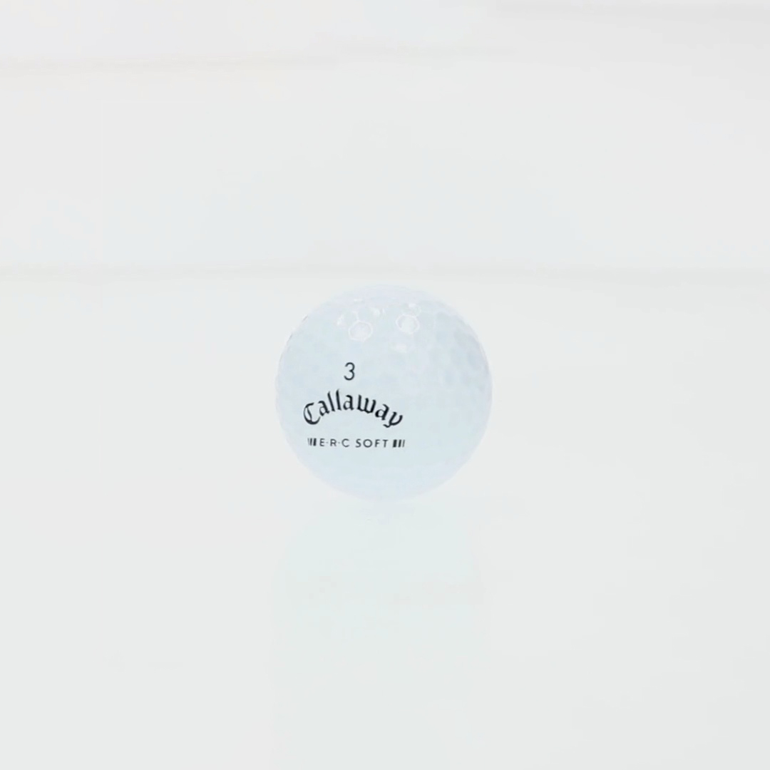 Callaway, Golf Ball, ERC Soft Triple Track, White, 1 Piece