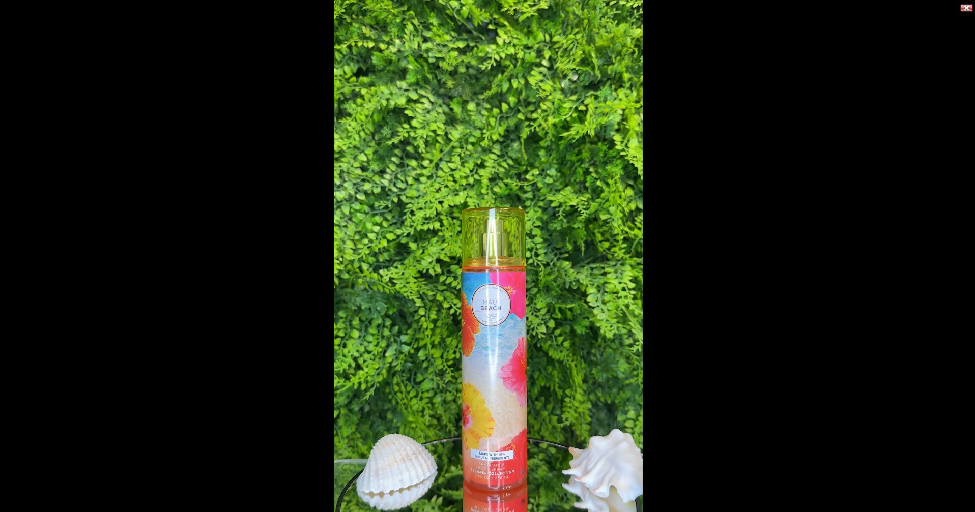 thumbnail video image 2 of So French Beach Collection Maui Beach Body Mist Perfume for Women, 2 of 5