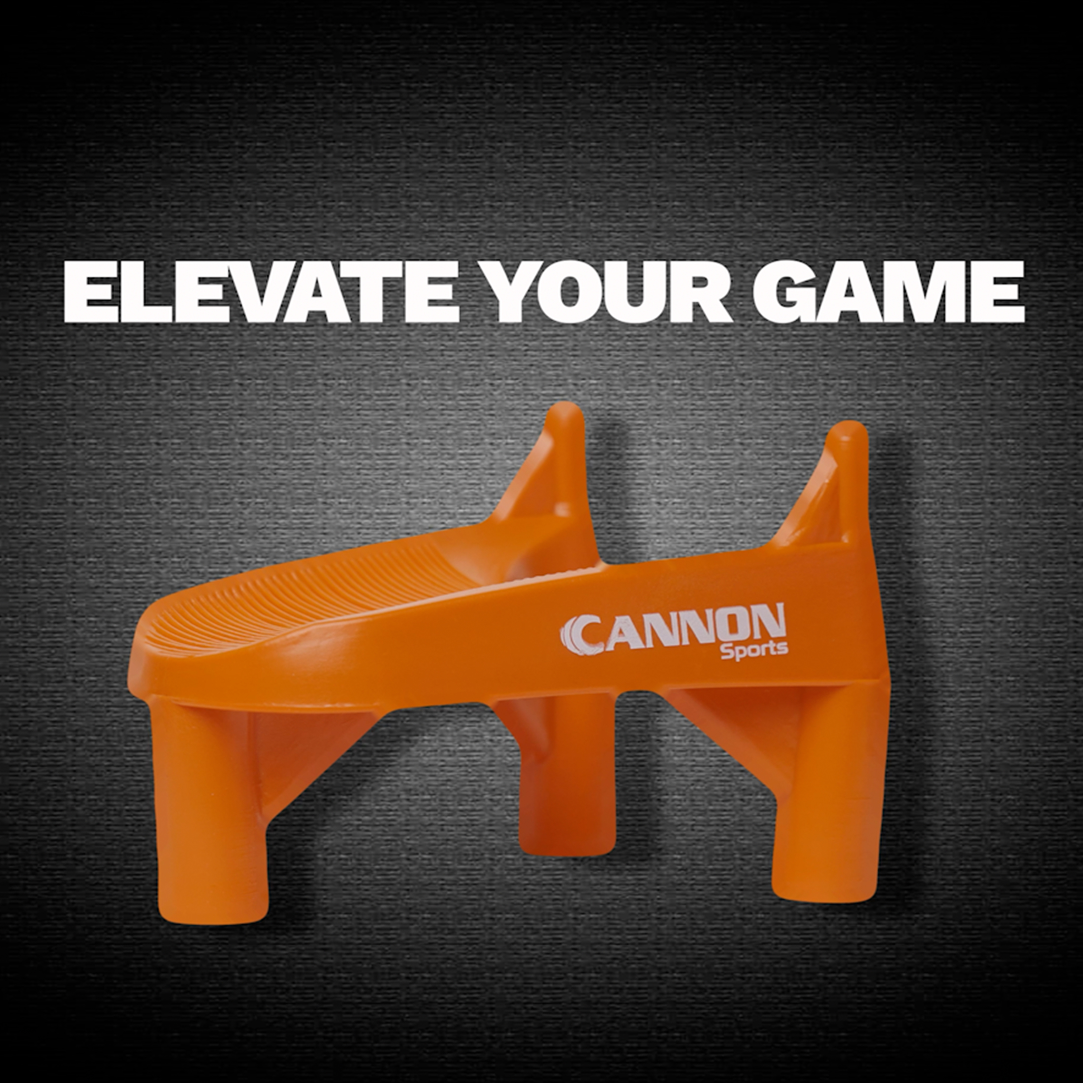 thumbnail video image 2 of Cannon Sports Football Kicking Tee – 2-Inch Height, Heavy-Duty Orange Rubber Football Tee - Training & Game Day football kicking stand, 2 of 5
