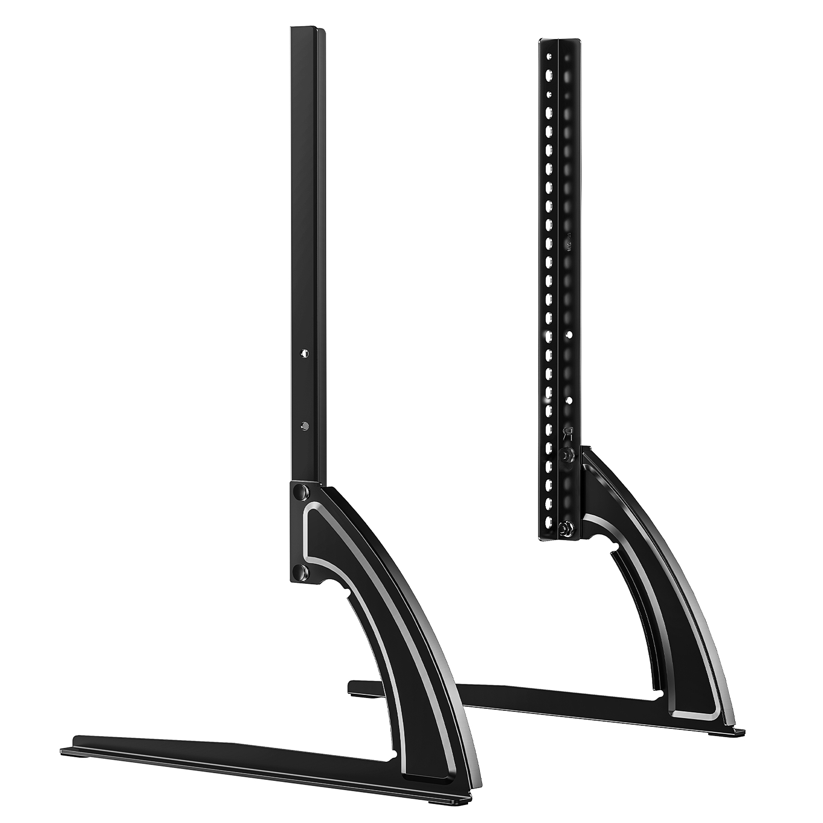 thumbnail video image 2 of MOUNT PRO Universal Table Top TV Stand for Most 27 to 55 inch Screens, Premium Metal TV Legs Holds up to 88 lbs, Max VESA 800x400mm, 2 of 8