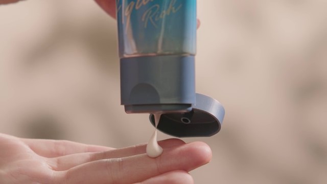 thumbnail video image 2 of Biore UV Aqua Rich Daily Hydrating Facial Moisturizer Sunscreen - SPF 50 - 1.7 fl oz, 2 of 10