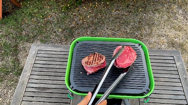 thumbnail video image 2 of Flame King Multi-Functional Portable Propane BBQ Grill Camp Stove, Lighweight & Portable, 2 of 13