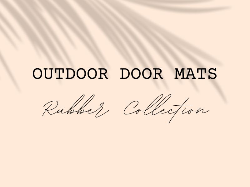 thumbnail video image 2 of Welcome Half Round Door Mat - 30x18 Inch Rubber Outdoor Doormat - Non-Slip, Weather-Resistant Entryway Mat - Gray, 2 of 7