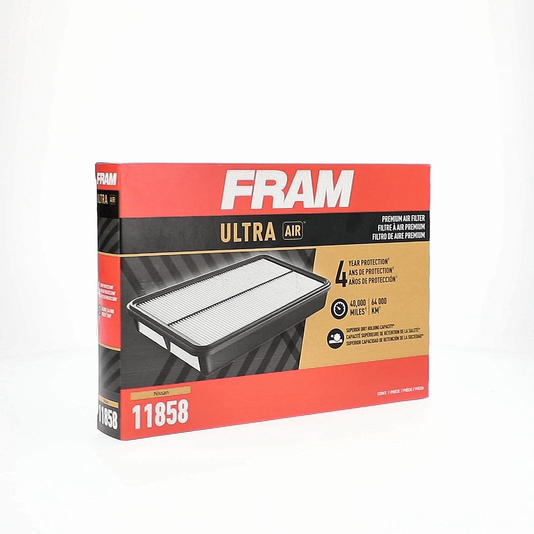 FRAM Ultra Premium 40,000 Mile Air Filter, 11858 for Select Nissan