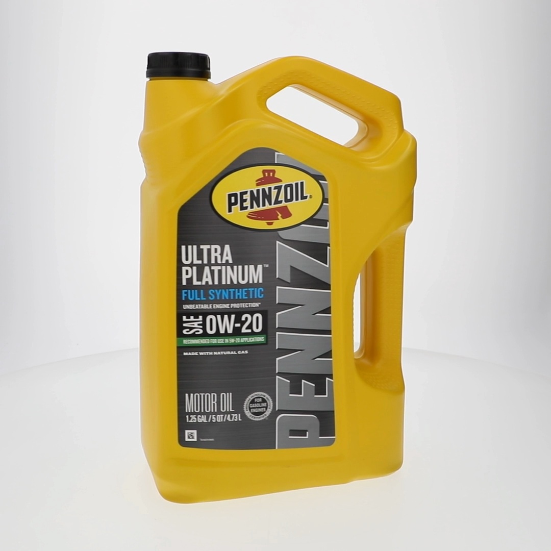 Pennzoil Ultra Platinum Full Synthetic 0W-20 Motor Oil, 5 Quart