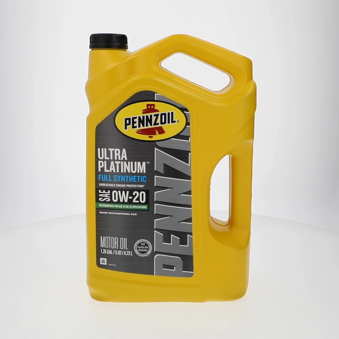メンテナンス Pennzoil Ultra Platinum 0W-20 Pennzoil Ultra Platinum Full Synthetic 0W-20 Motor Oil, 5 Quart