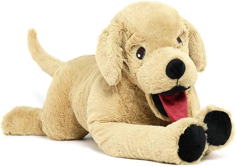 thumbnail video image 2 of MorisMos 29'' Dog Golden Retriever Stuffed Animal Puppy Plush Toy, 2 of 9