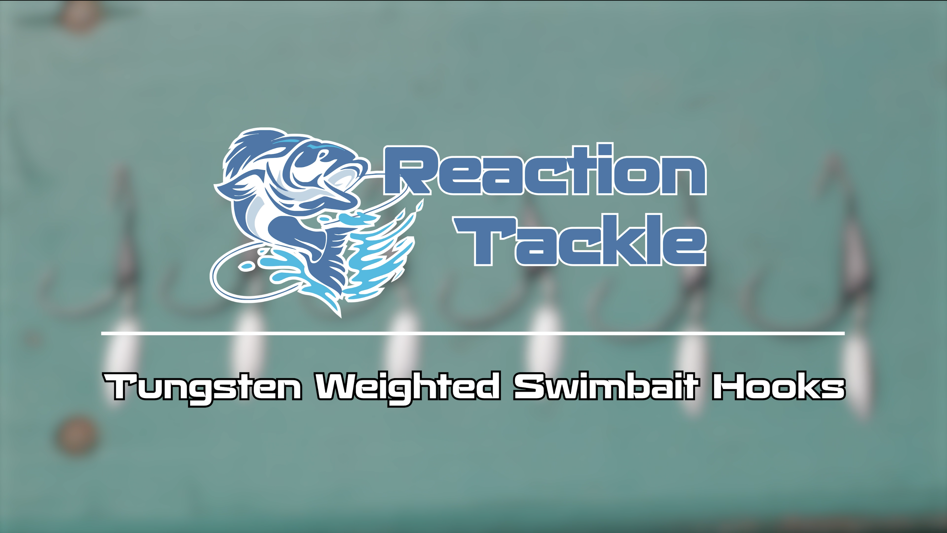 thumbnail video image 2 of Reaction Tackle Bladed Swimbait Hooks - Bass Fishing Hook with Underspin 1/4-5/0, 2 of 8