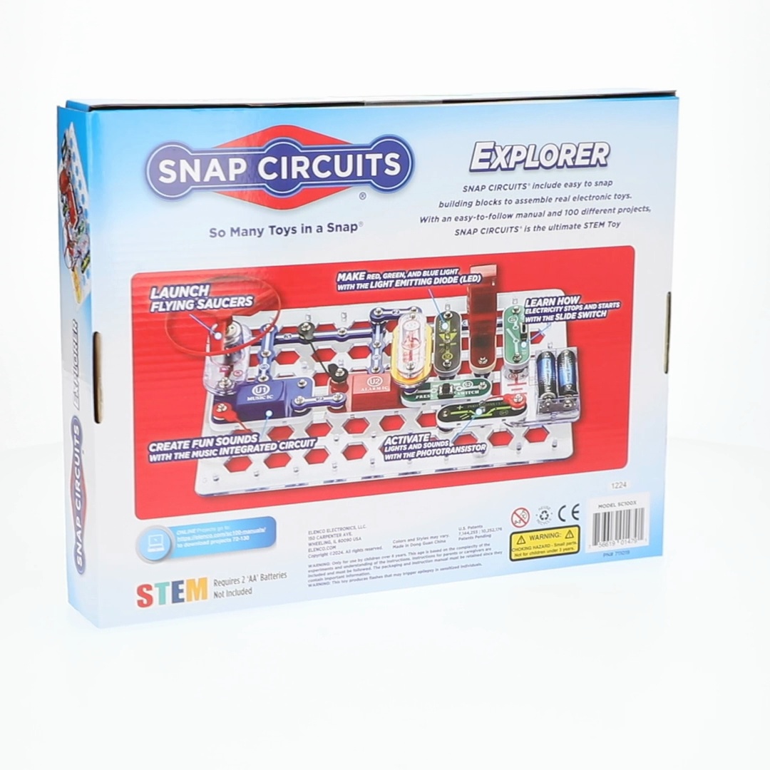 Free Shipping! Snap Circuits Electronics Explorer Kit 100+