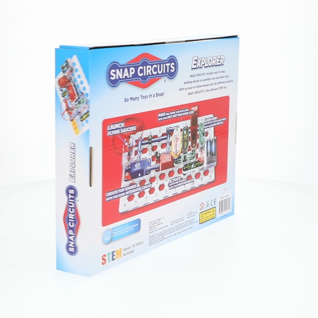 Snap Circuits, Electronics Explorer Kit, SC100, 100+ Projects