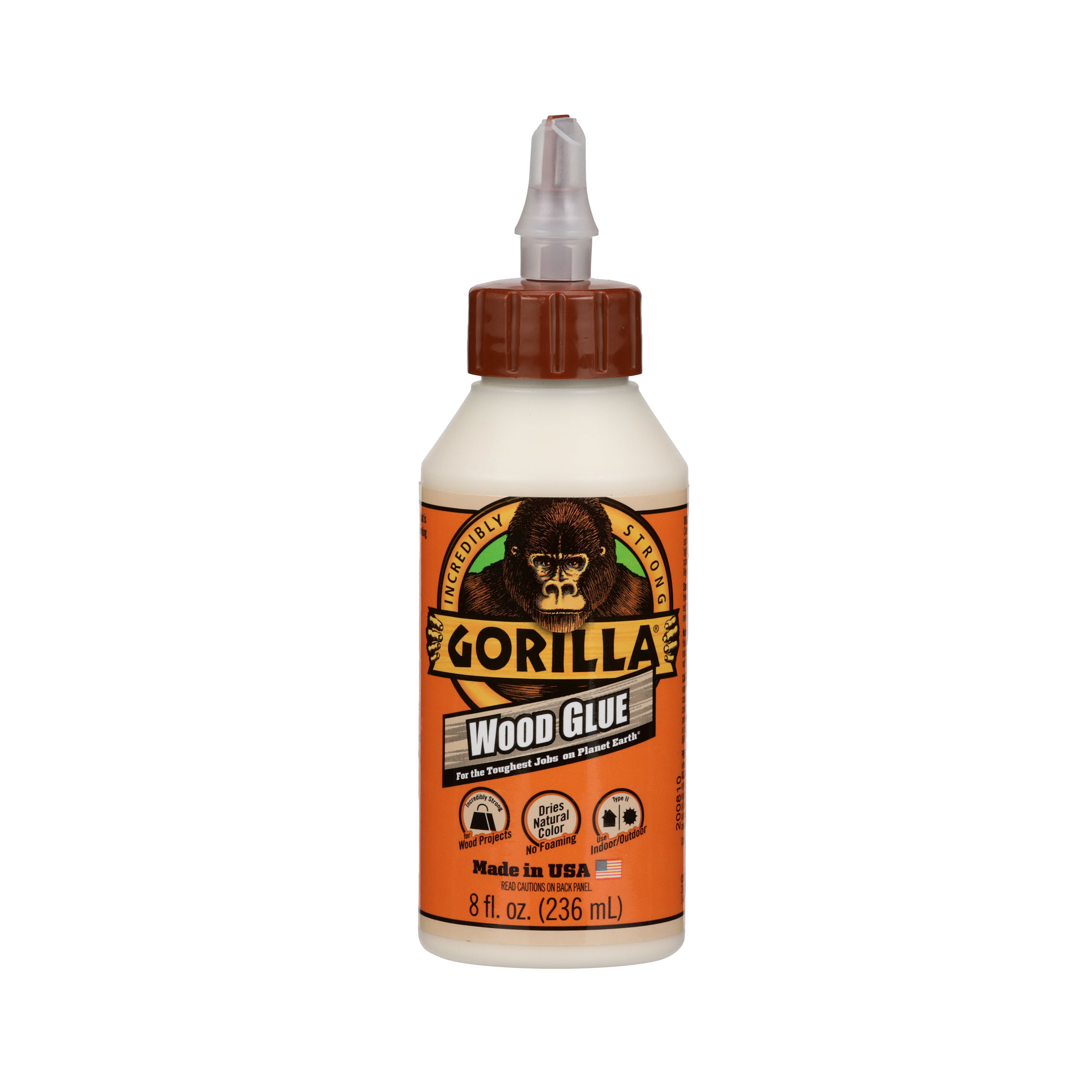 Gorilla 6206001 Wood Glue, Light Tan/Milky, 36 Ounce Tube: Wood