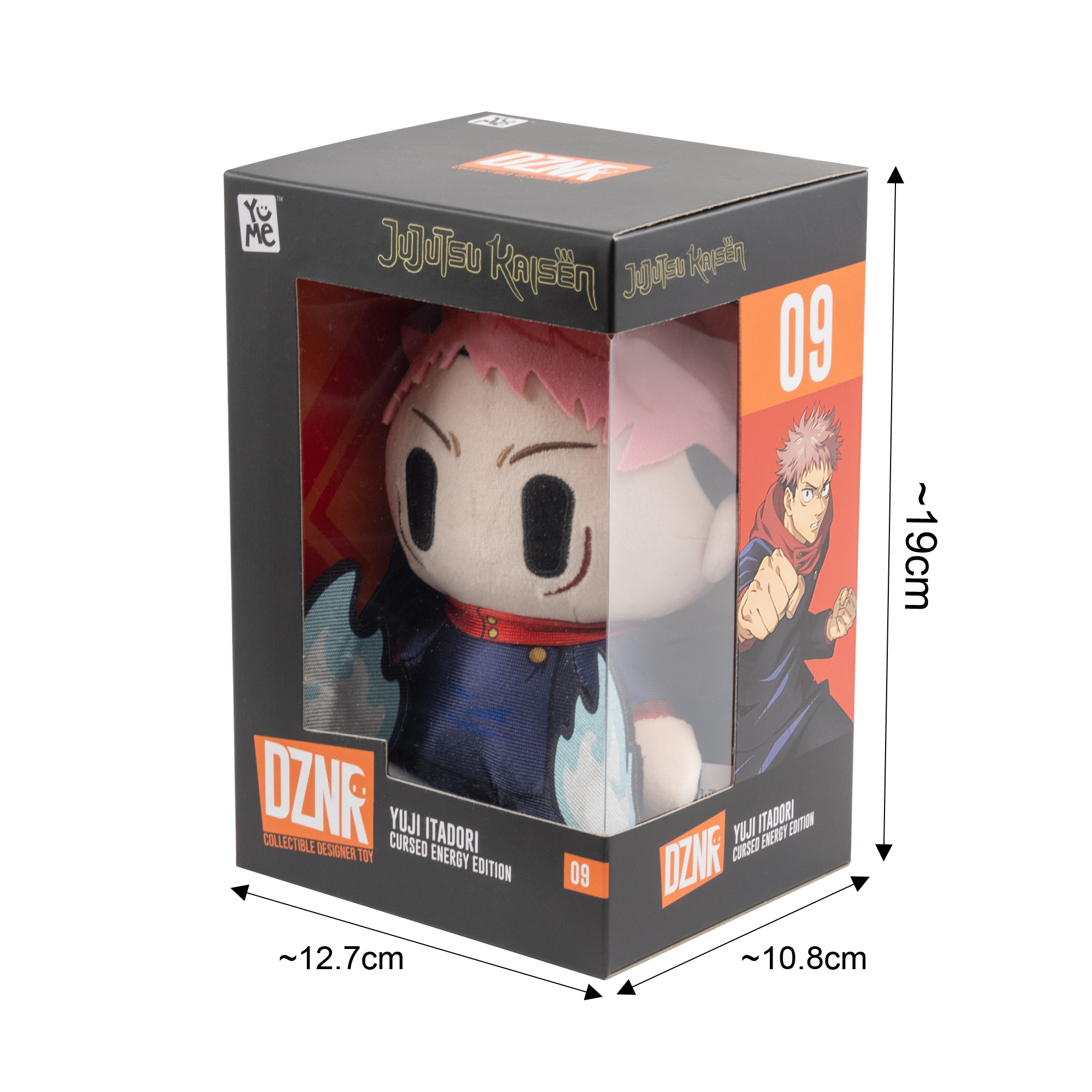 YuMe Jujutsu Kaisen 7in DZNR Collectible Plush - Yuji - Walmart.com
