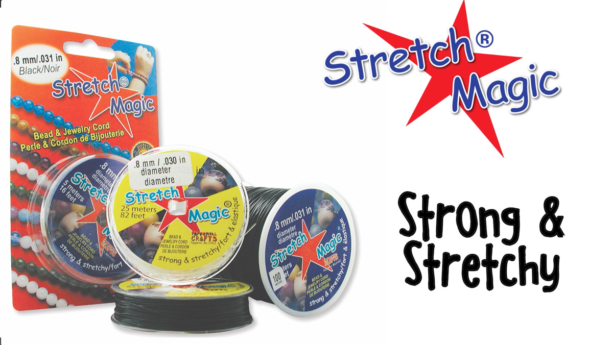 Pepperell Stretch Magic Jewelry Cord, Clear Elastic String 0.5mm 100M ...