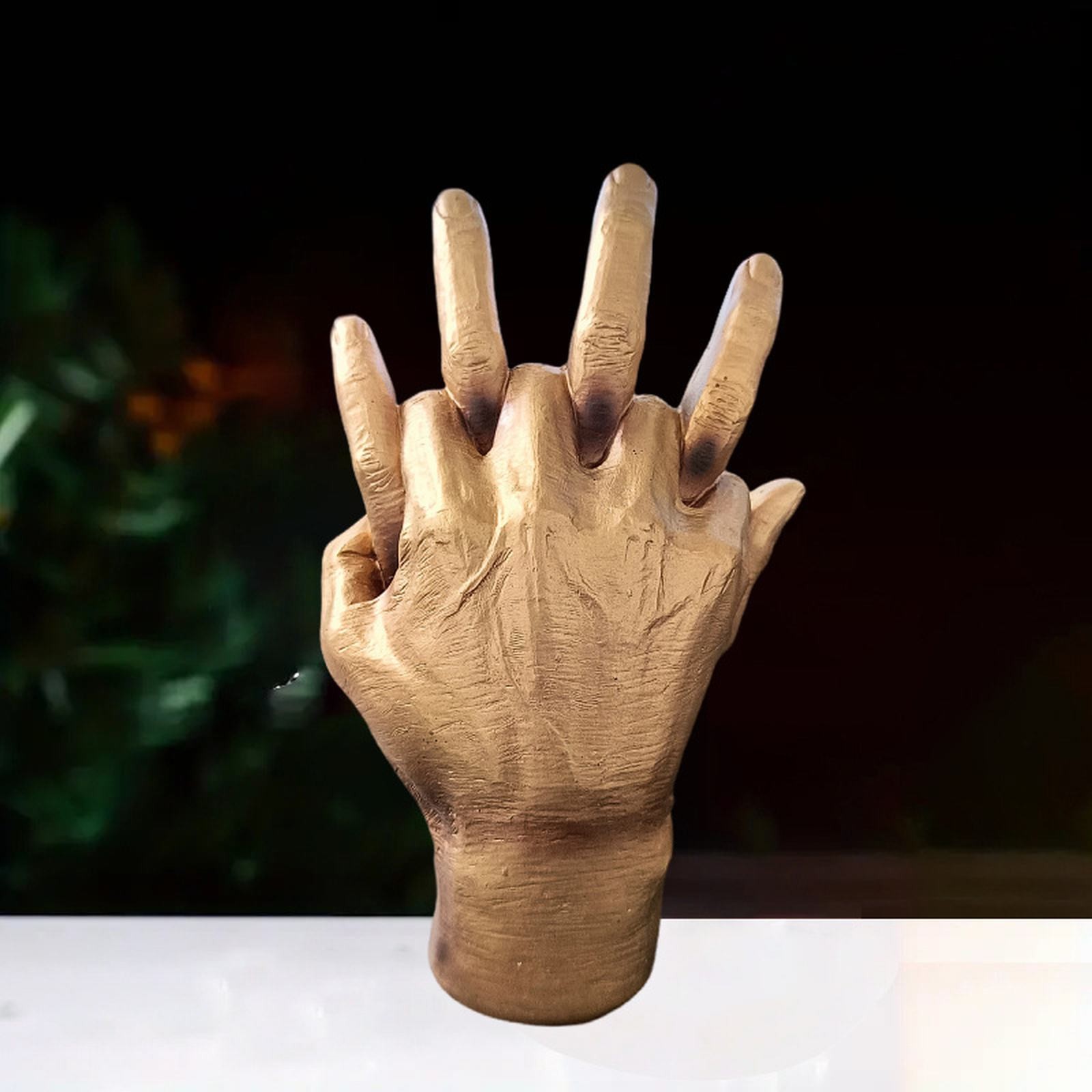 thumbnail video image 2 of Clearance Desktop Ornament under $5,Hands Sculpture Lovers Clasped Hands Statue Abstract Hand Figurines Lovers Hands For Home Bedroom Living Room Garden Decoration, 2 of 6