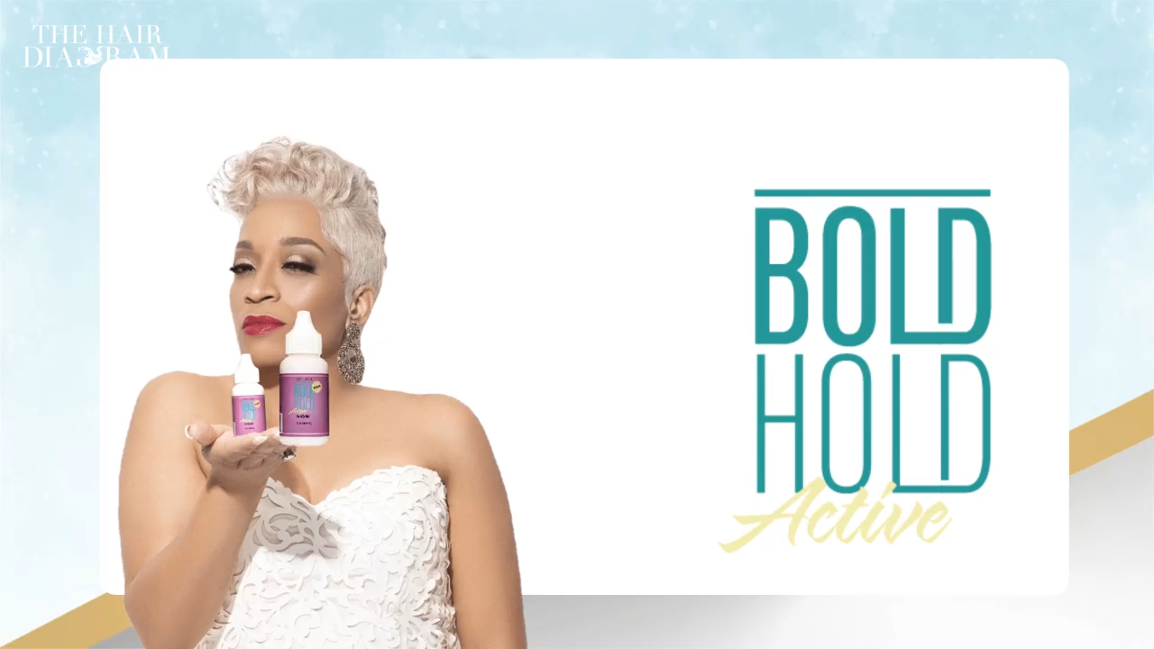 thumbnail video image 2 of The Hair Diagram Bold Hold Active Reloaded Hair Bonding Glue for Oily Skin, Strong Invisible Wig Glue, 1.3 oz, 2 of 11
