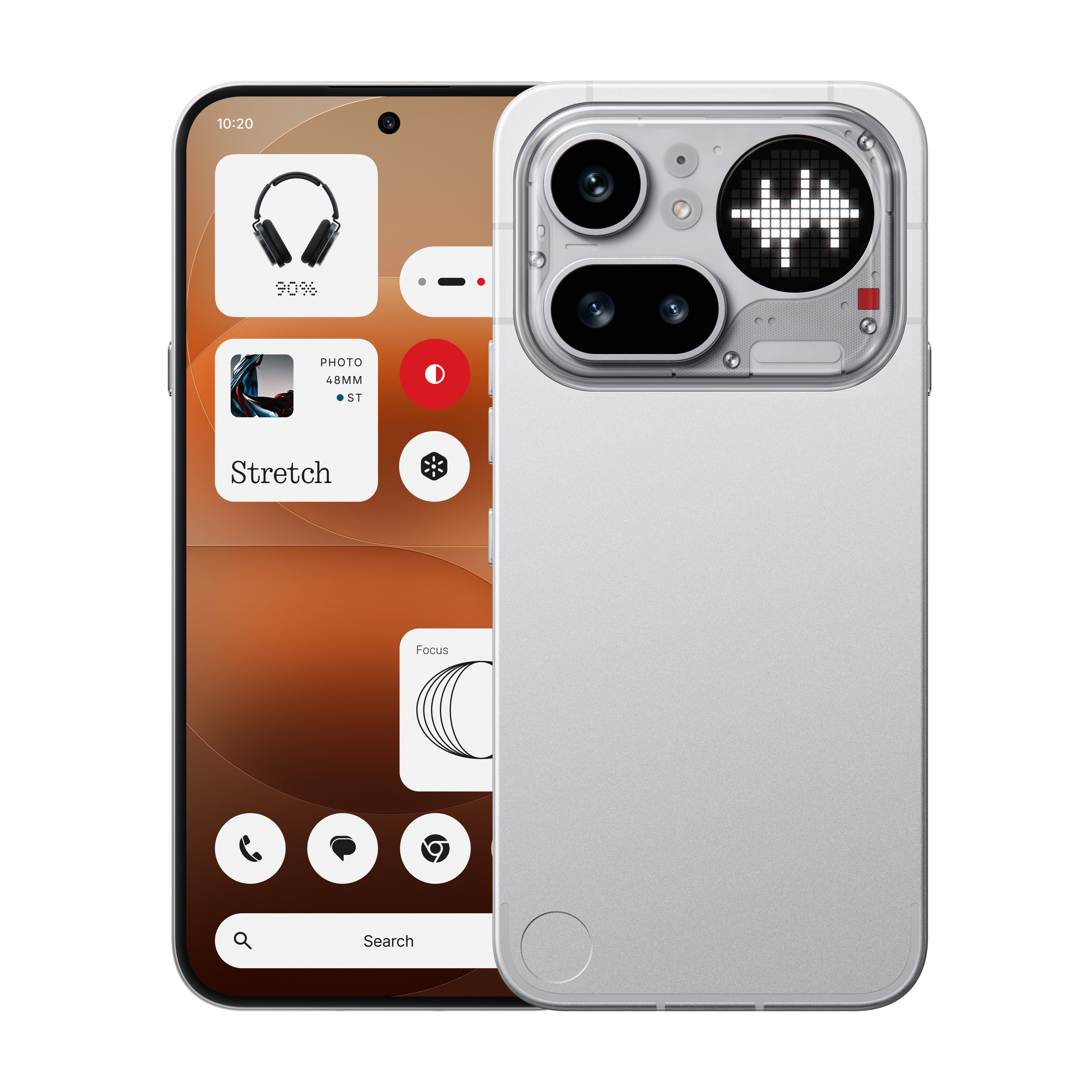 thumbnail video image 2 of Nothing Phone (4a) Pro Cell Phone 2026 New, Unlocked Android 16 Smartphone, Triple-Lens Camera, AI Photo Edits, 6.83" 144Hz AMOLED Display, 5080mAh Battery, Dual-SIM Glyph Matrix (Sliver, 8+128GB), 2 of 11