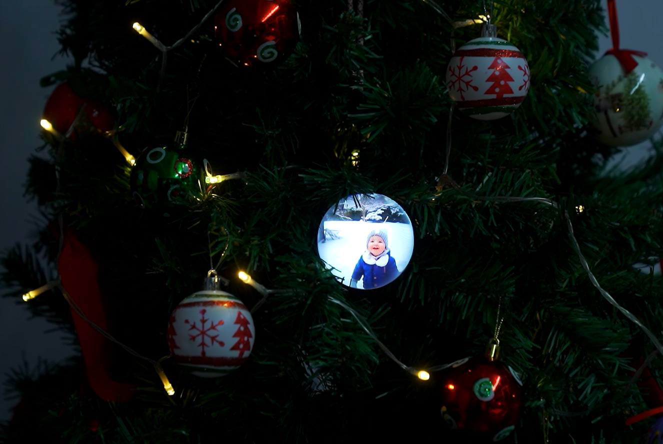 thumbnail video image 2 of 2.7" 3D Ultrasound Crystal Ball,Crystal Ball Video Player,Crystal Ball Digital Video,With Electronic Screen for Couples, Memories, Gifts, 2 of 9