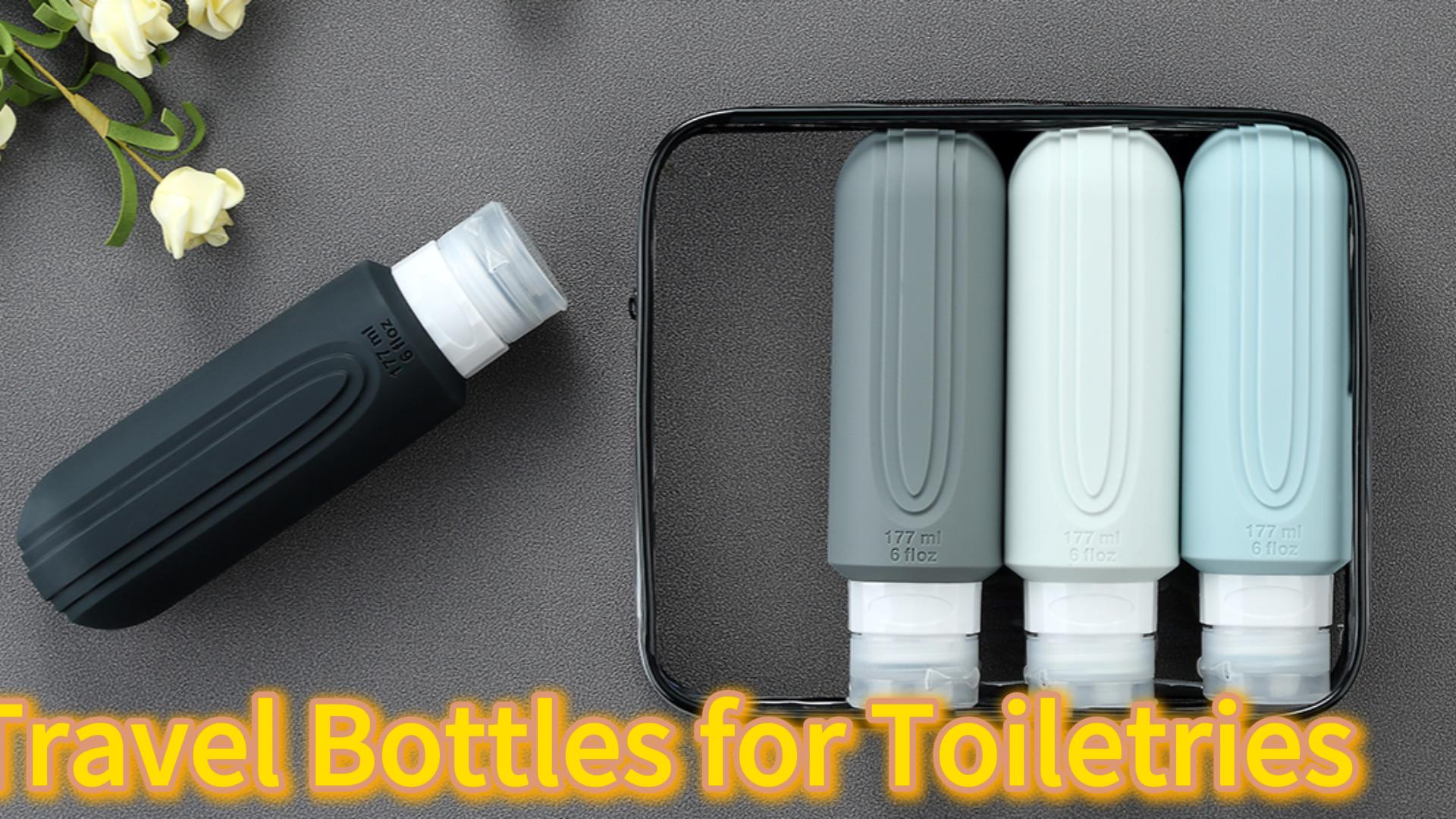 Micebay Leak-Proof 3-oz Silicone Squeezable Travel Bottles for