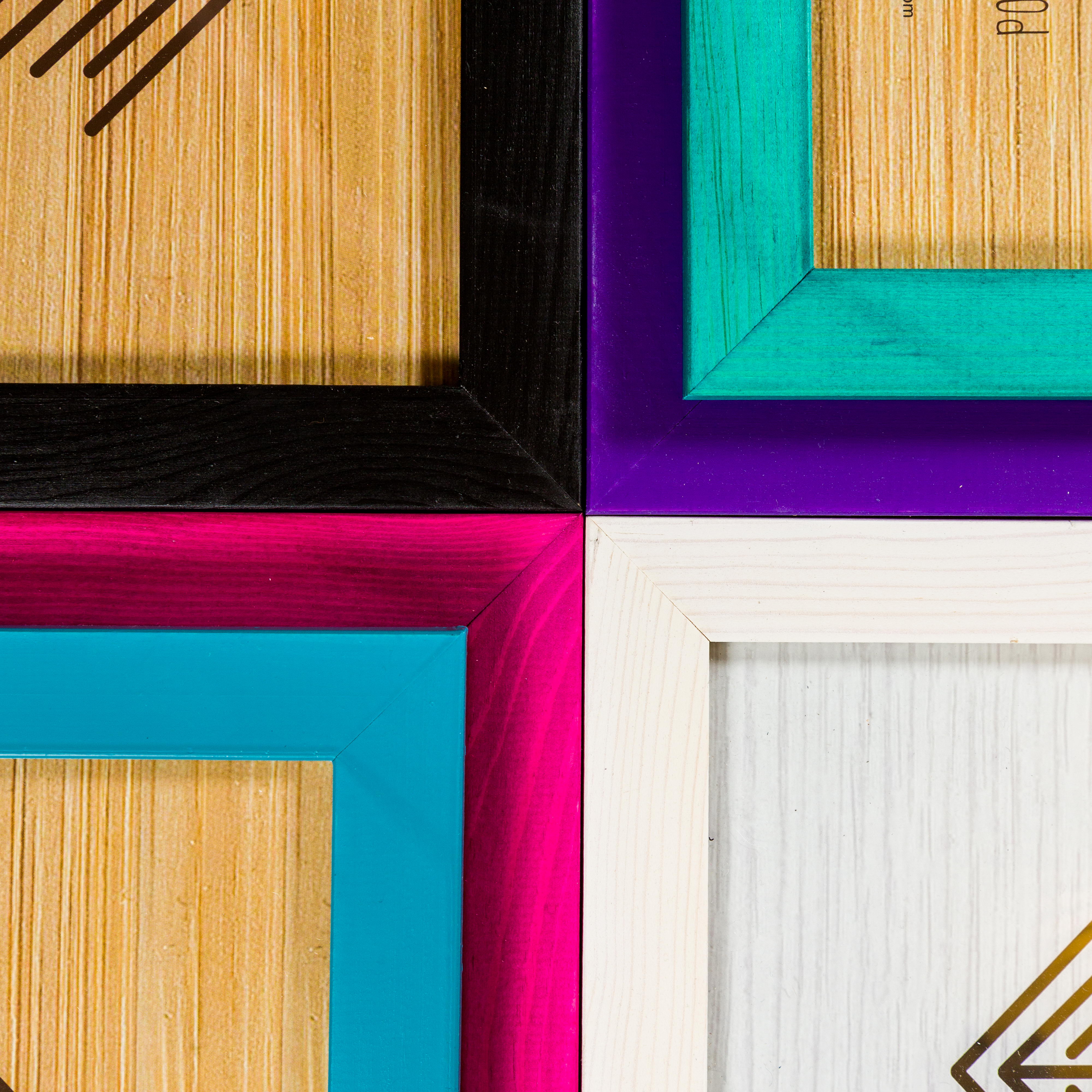 thumbnail video image 2 of Rustic Wooden Poster Picture Frame 16x24 - Natural Solid Eco Distressed Wood for Wall Mounting Photo Frame - Charcoal, 2 of 5