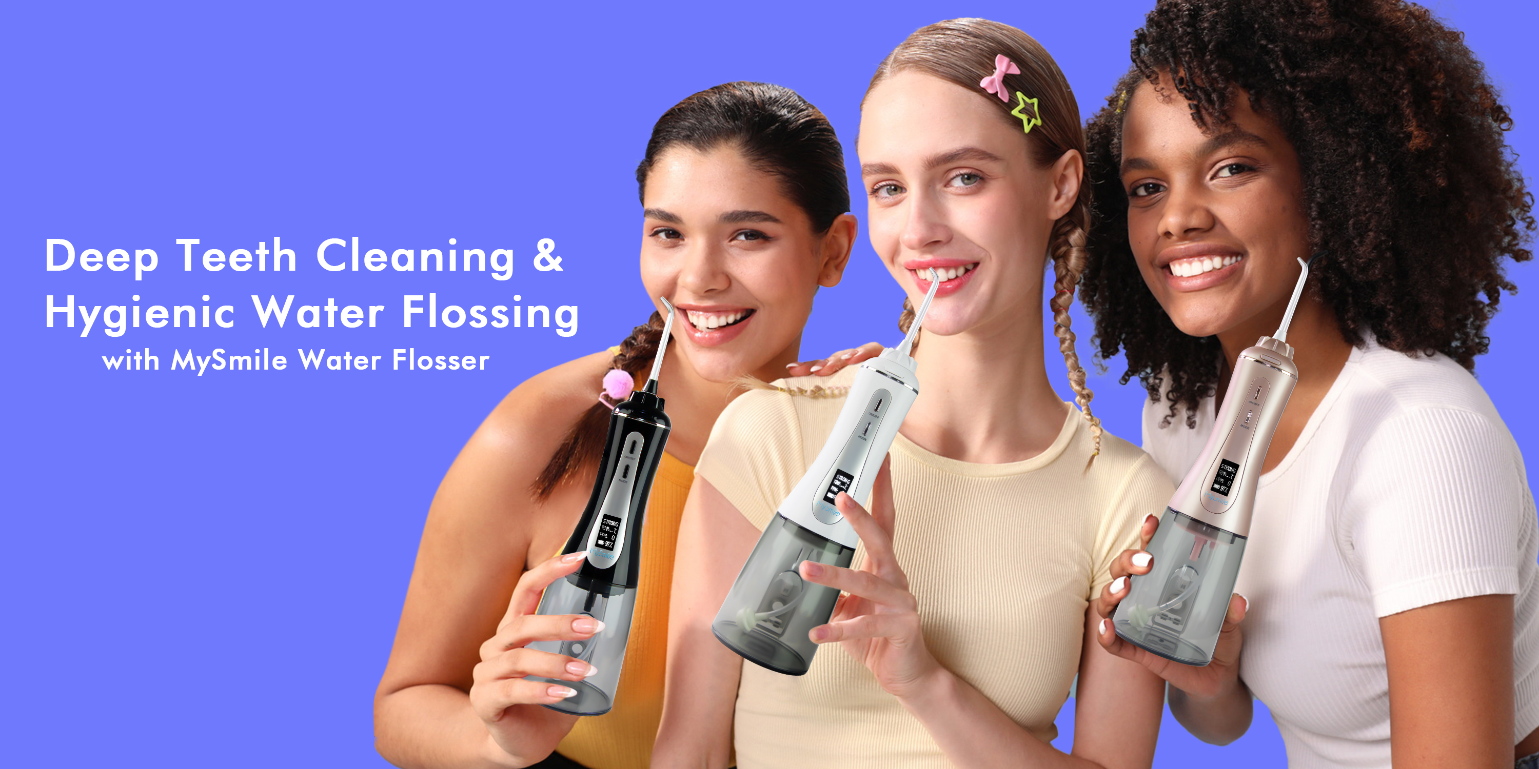 thumbnail video image 2 of MySmile 10pcs LP201 Water Flosser Jet Tips Oral Irrigator Nozzle Set Compatible with Waterpik Flosser, 6 Classic Tips 2 Periodontal Pocket Tips 2 Plaque Seeker Tips, 2 of 10