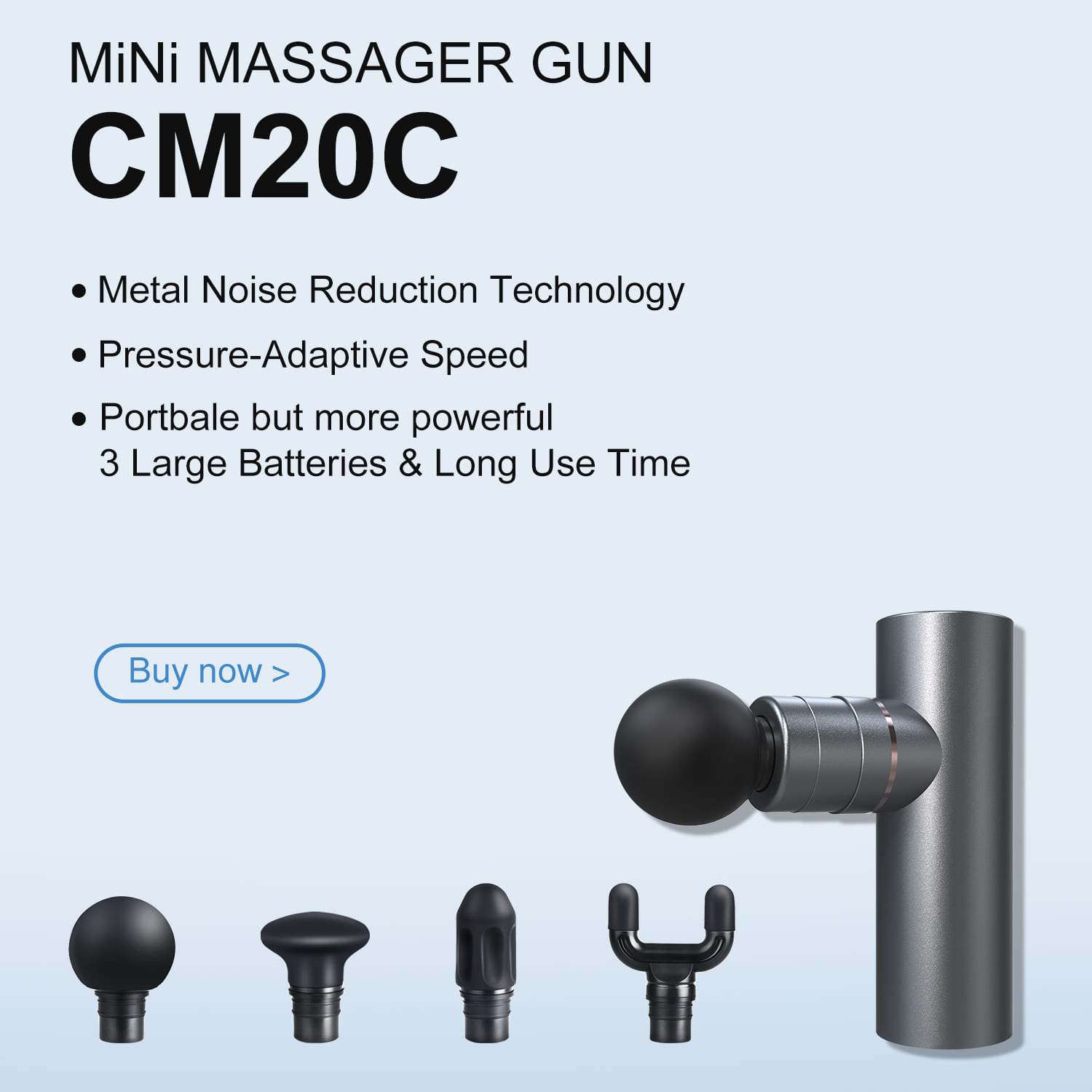 thumbnail video image 2 of Arboleaf Mini Massage Gun Deep Tissue, Portable Percussion Muscle Massager, with a Quiet Brushless Motor for Deep Muscle Relief at Home, the Gym, or While Traveling, 2 of 8