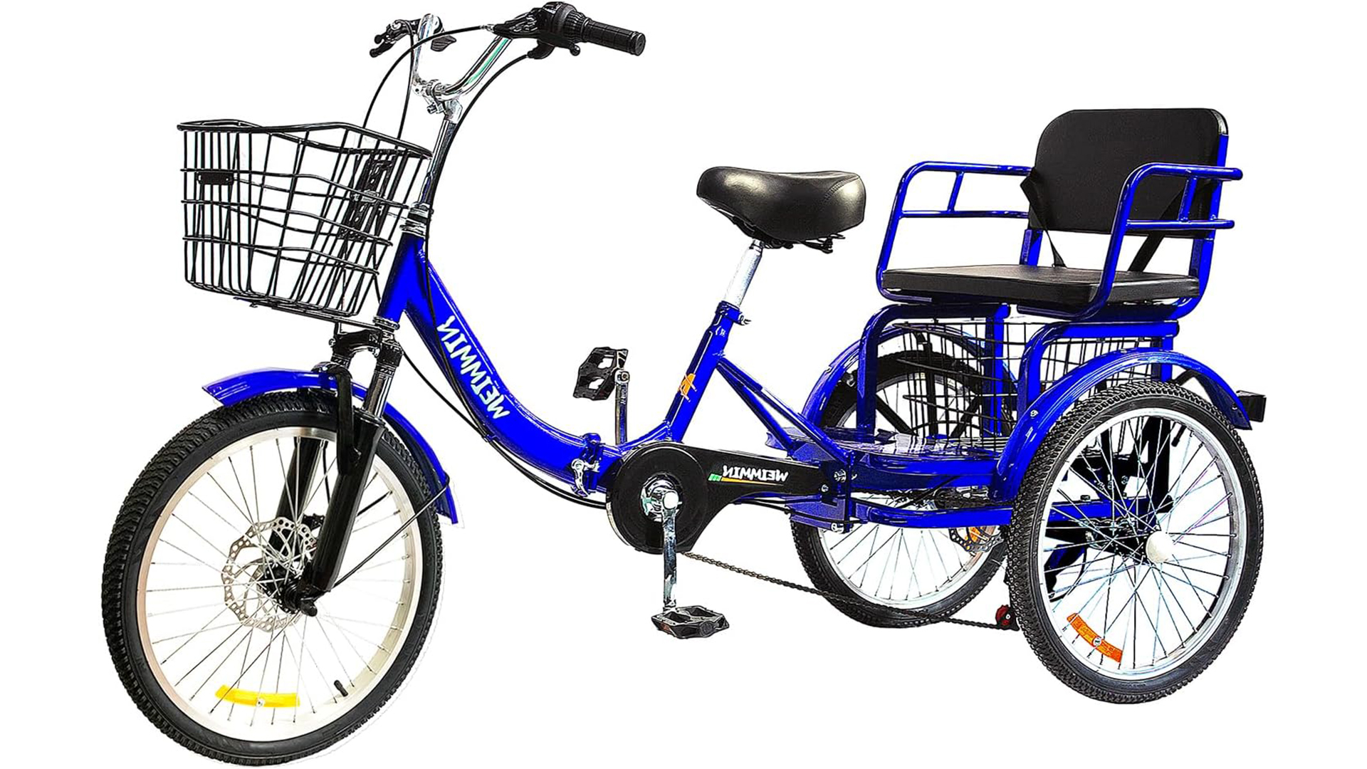 thumbnail video image 2 of Adult Tricycle 1 Speed, 20 inch Folding Tricycle  Three Wheel Bike for Women/Men/Seniors Bicycle, Wheel Bike for Shopping/Children load 450Ib, 2 of 7