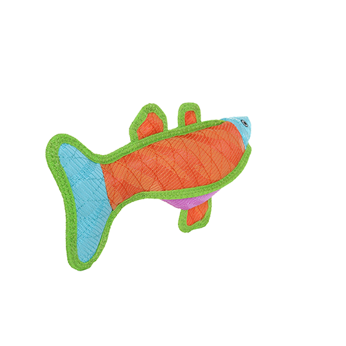 おもちゃ NEIGHBORHOOD DOG FISH TOY 24SS DuraForce Fish Blue Orange Pink Woven Fiber Squeaky Dog Toy
