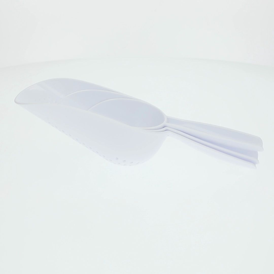 Mainstays 3 Piece Scoop Set with Nesting Food Grade Polypropylene