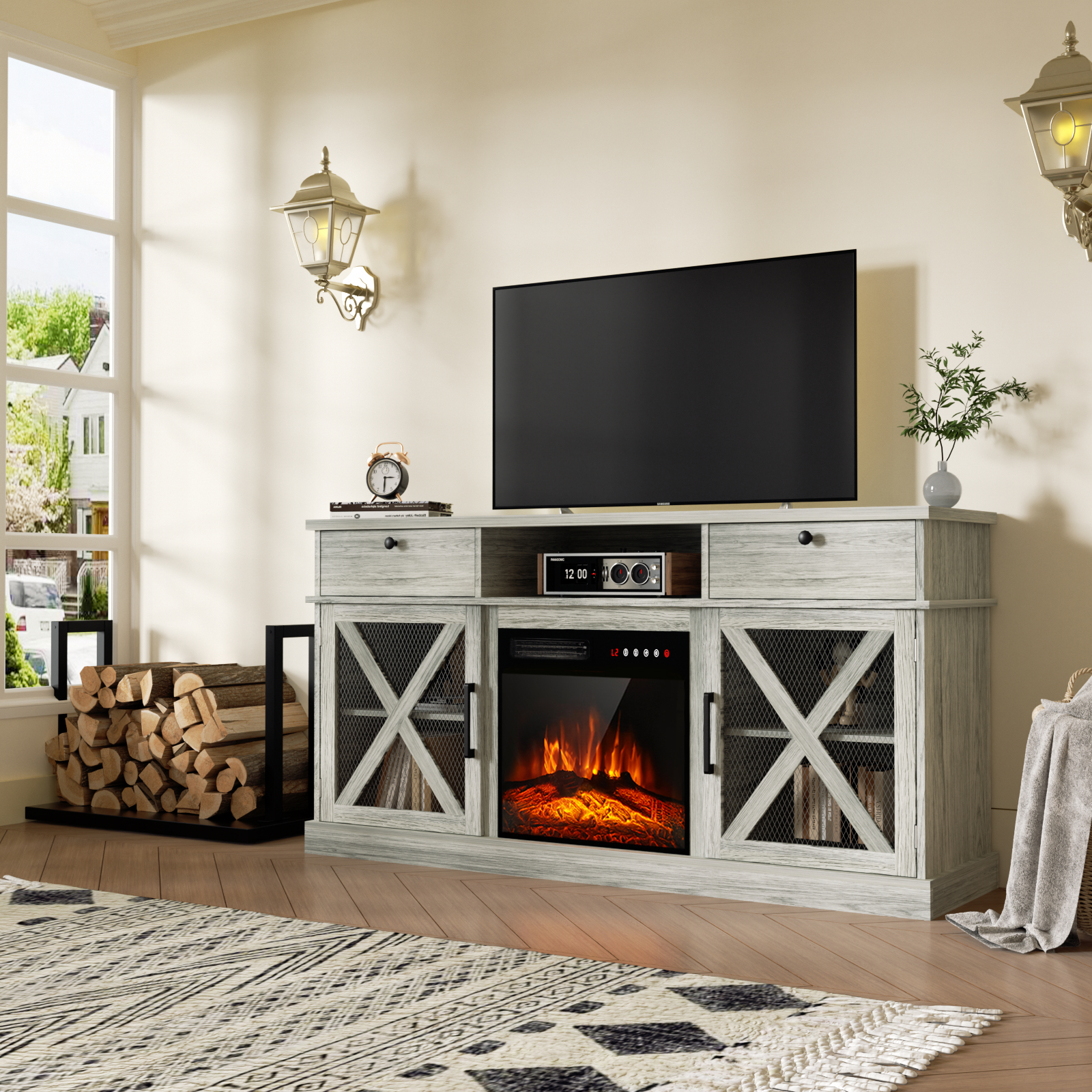 Lorraine tv stand walmart sales