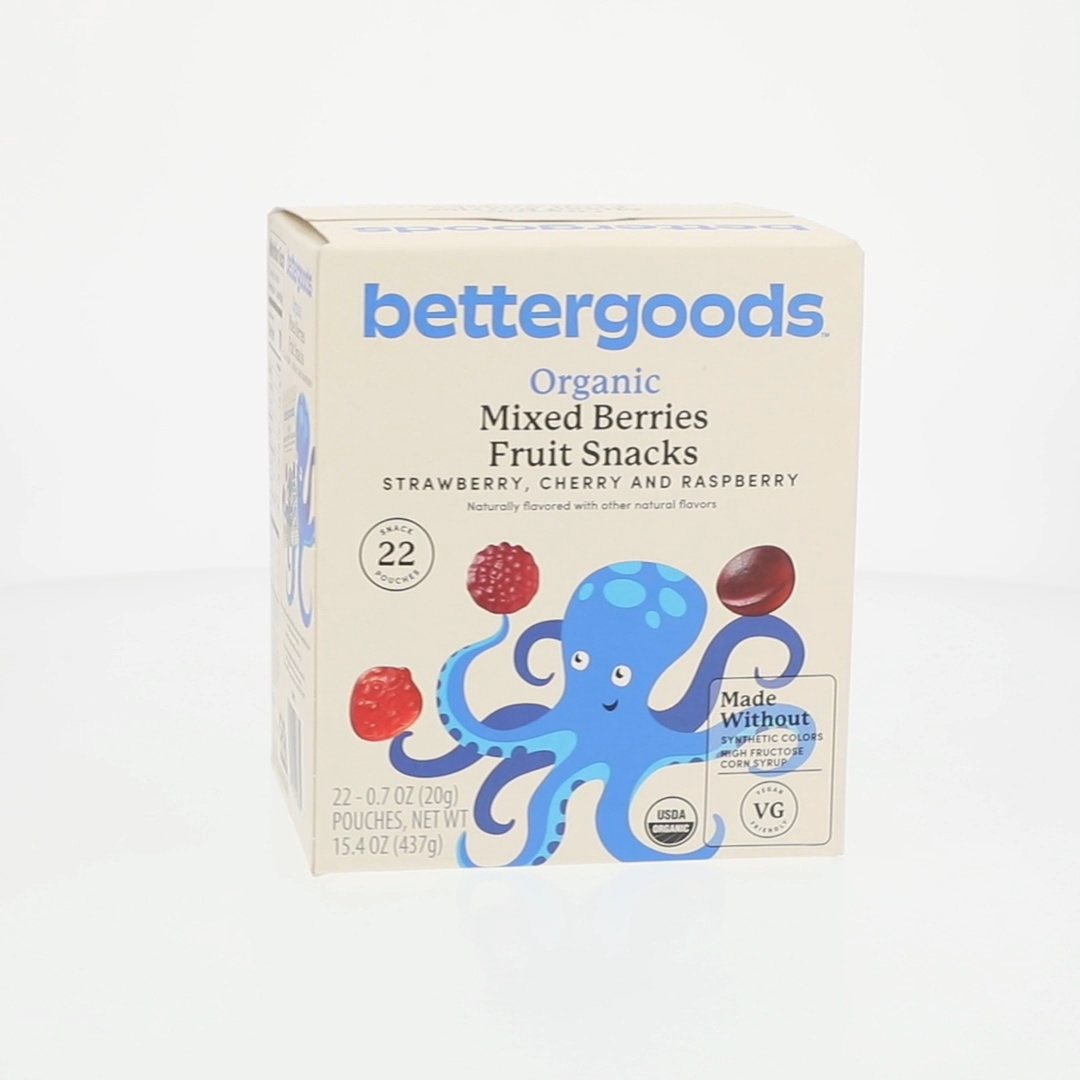 Bettergoods Organic Mixed Berry Snacks for Office Breakroom