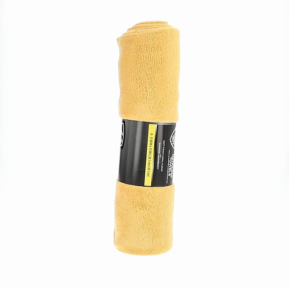 Auto Drive Coral Fleece Microfiber Detailing Towels for Cleaning