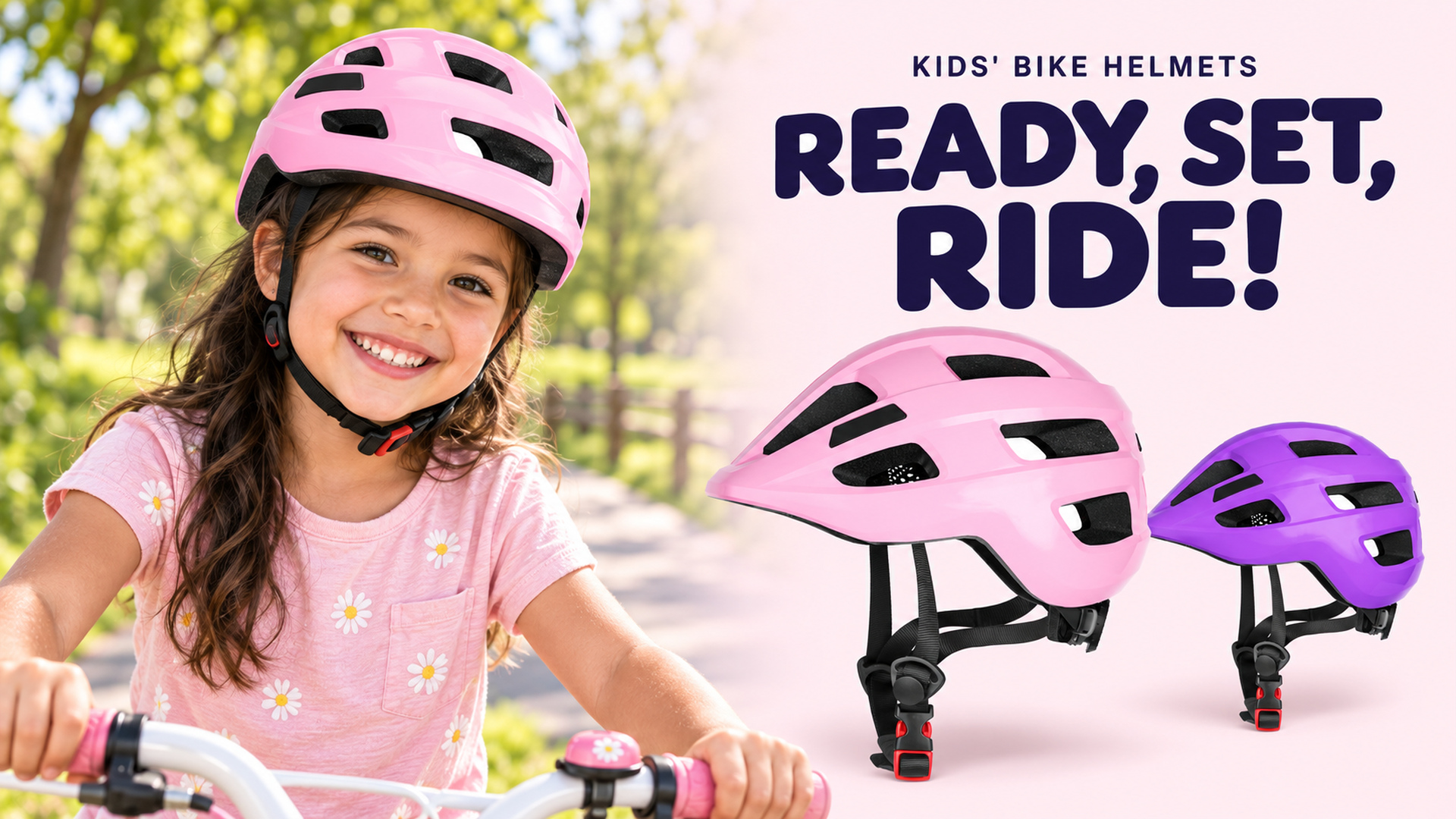 thumbnail video image 2 of KORIMEFA Kids Bike Helmet, Toddler Bicycles Helmets for Boys Girls Toddler 1-8 Years, Multi-Sport Helmet, 2 of 12
