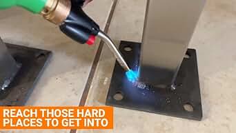 thumbnail video image 2 of Flame King 1/4LB Empty Refillable Propane Cylinder Tank, Reusable & Transportable, 2 of 11