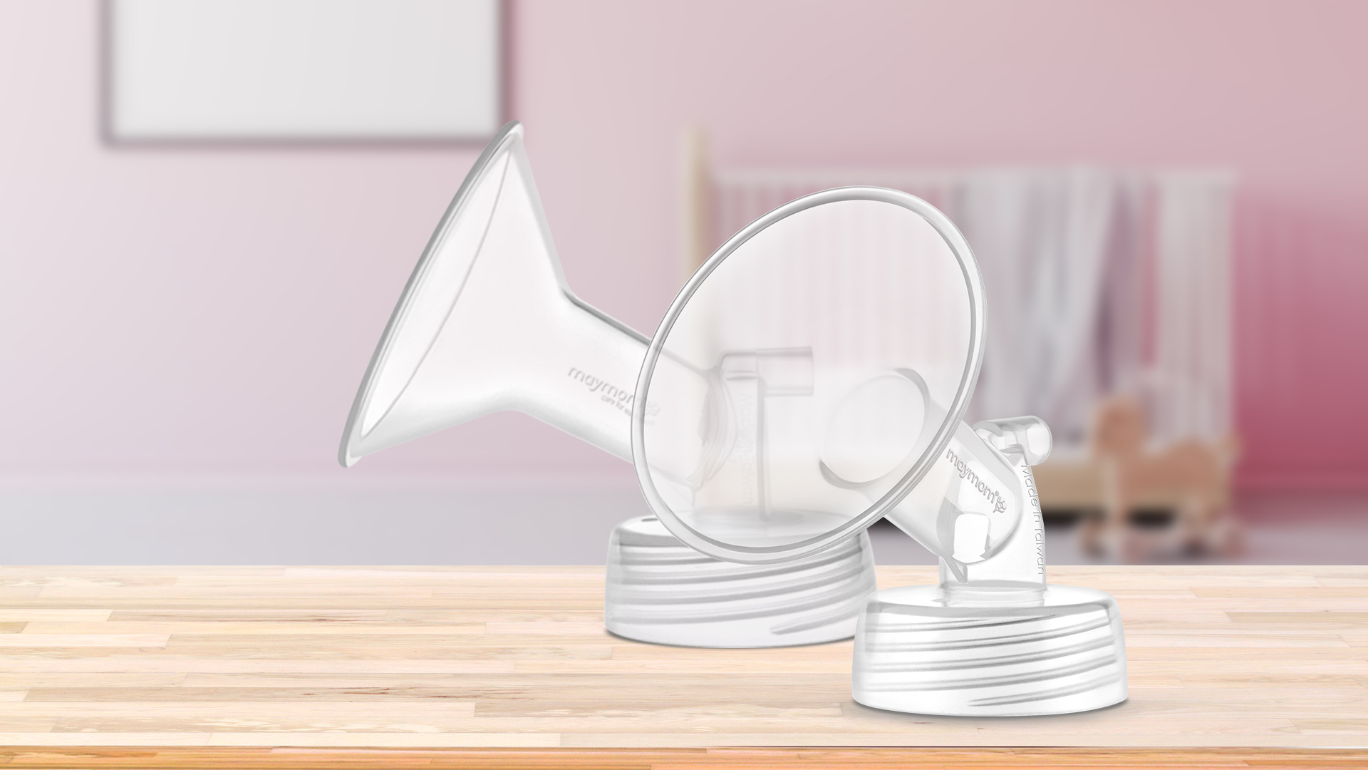 thumbnail video image 2 of Maymom 27 mm Wide Neck Flange Compatible with Spectra S1 S2 SG Pumps Motif Luna; Not Original Spectra Replacement Pump Parts, 2 Count, 2 of 7