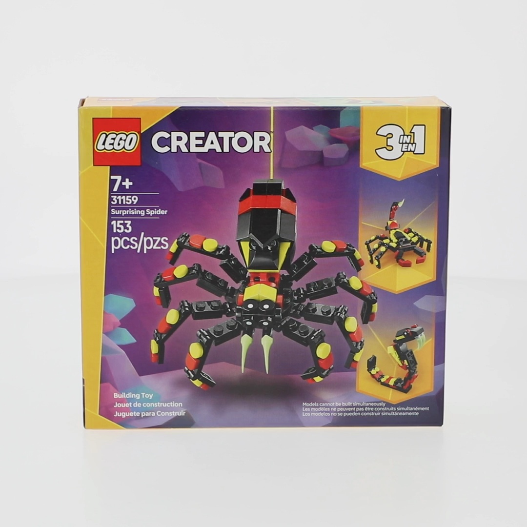 LEGO, Creator 3 in 1 Wild Animals Surprising Spider Toy, 31159