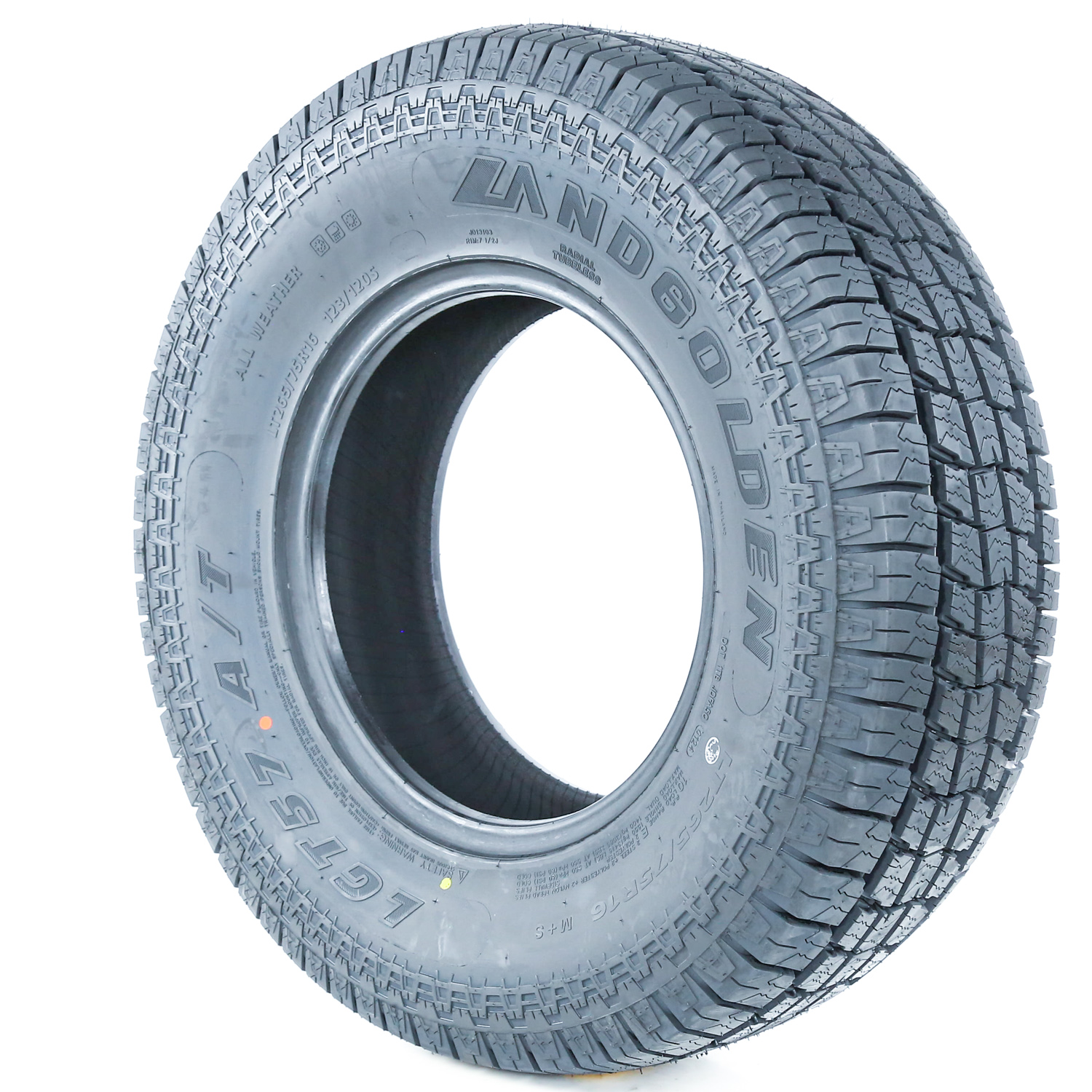 LandGolden All-Terrain Light Truck Tire, LGT57 A/T LT265/75R16 123