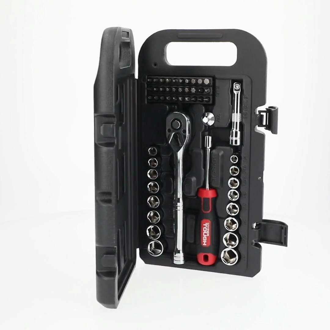 Hyper Tough 55-Piece Auto Repair Socket Set - Walmart.com