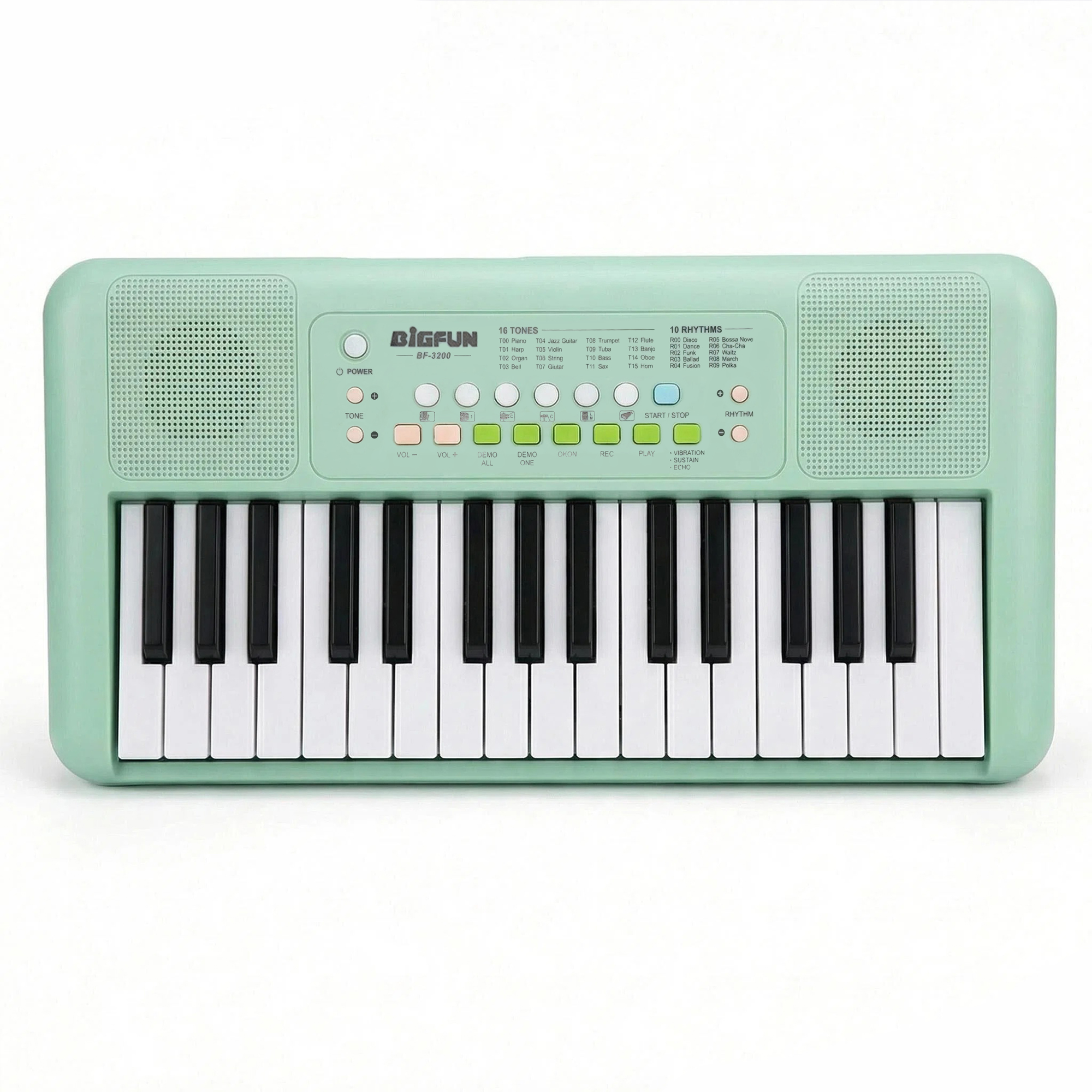 thumbnail video image 2 of Fosoundpro 32-Keys Piano Keyboard, Portable Electric Piano for Toddler, Music Educational Instrument Toy Gifts for 3-7 Years Old Boys Girls, 2 of 7