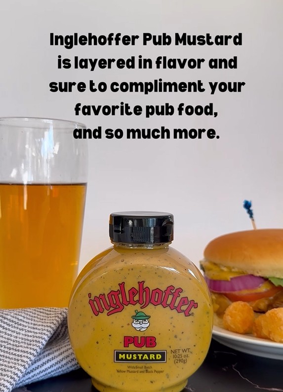 thumbnail video image 2 of Inglehoffer Pub Style Yellow Mustard, 10.25 oz, 2 of 6