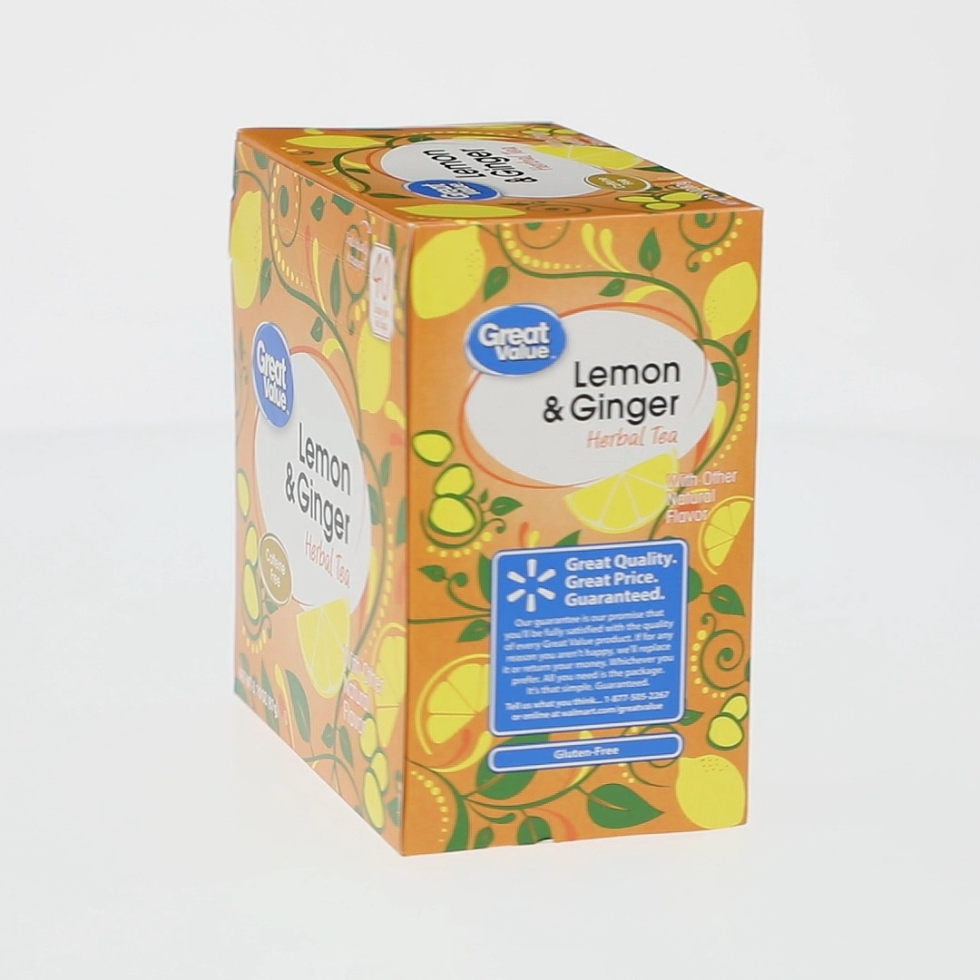 Great Value Lemon & Ginger Tea 40 ct for Office Breakroom