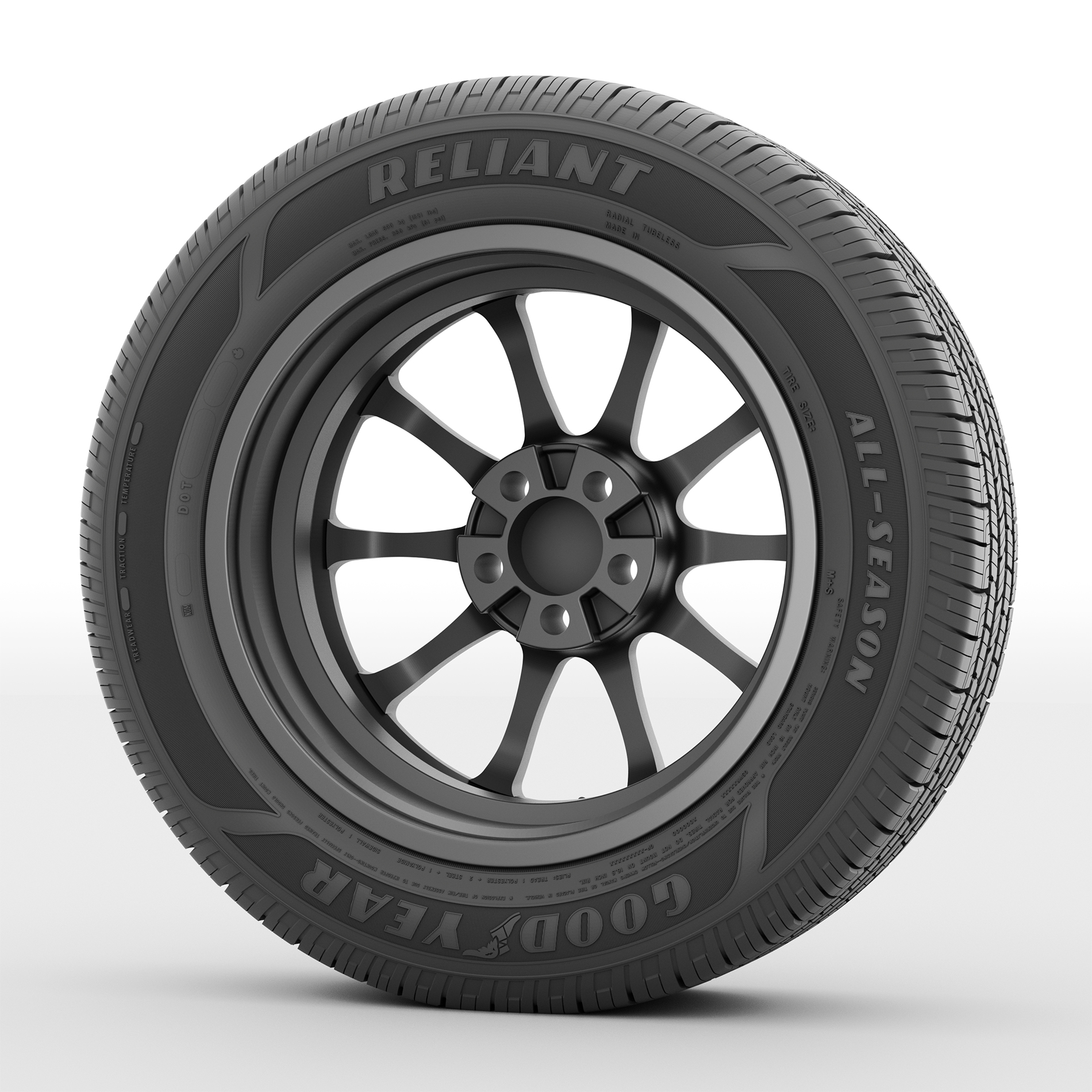 235/55R17 All-Season 99H All-Season Reliant Goodyear Tire
