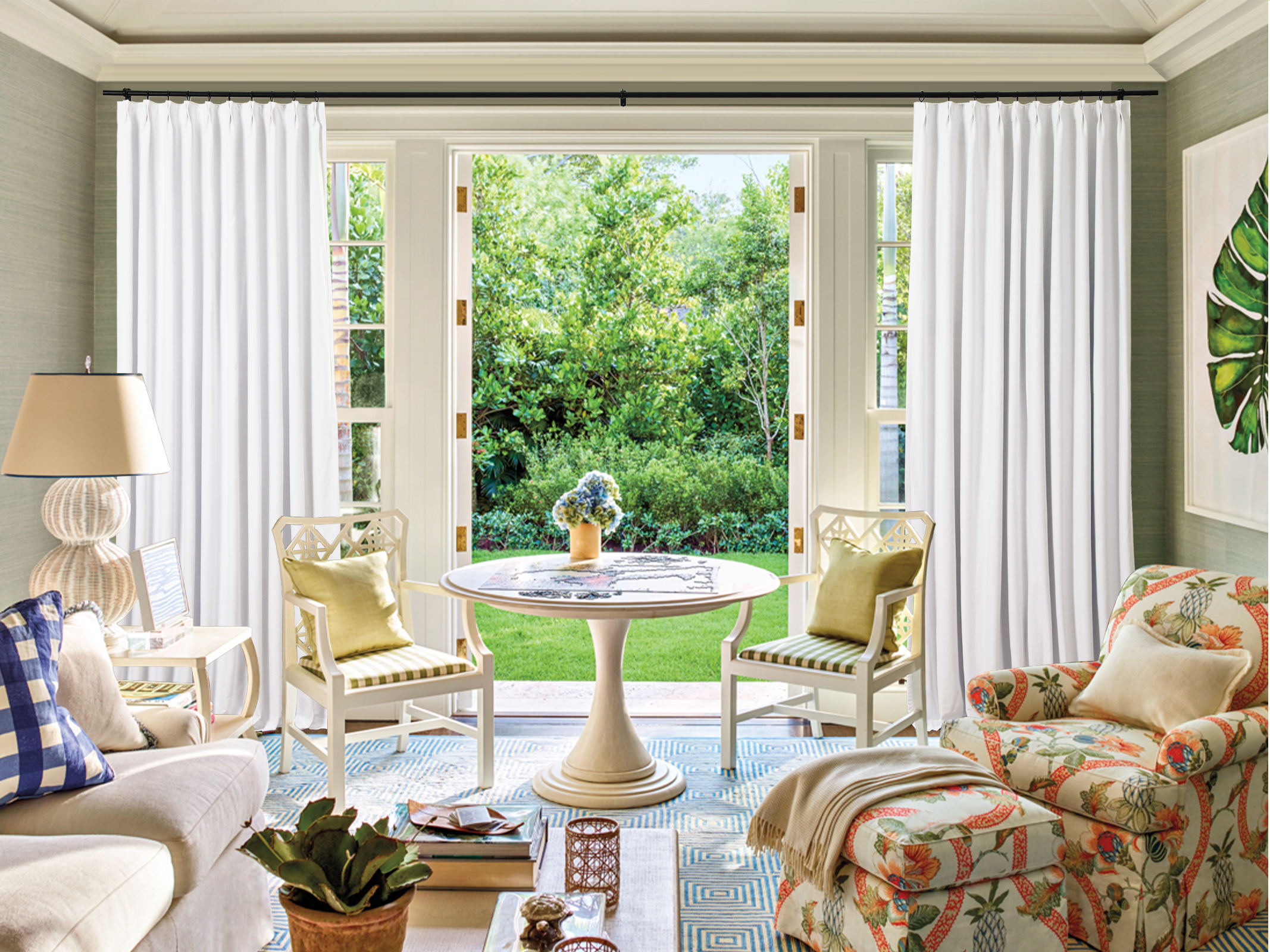 thumbnail video image 2 of TWOPAGES Light Filtering Drape 26 W X 108 L Inch Cotton Pinch Pleat Privacy Curtain for Kid's Room, 1 Panel, White, 2 of 6